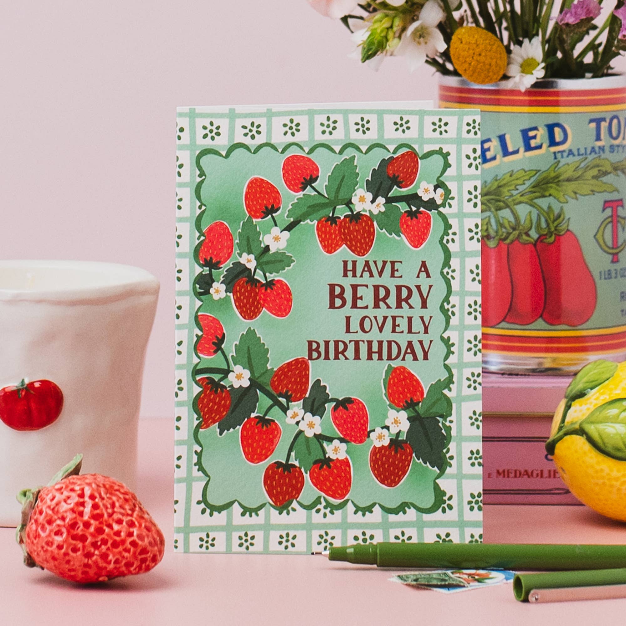 "Berry Lovely Birthday" Greeting Card