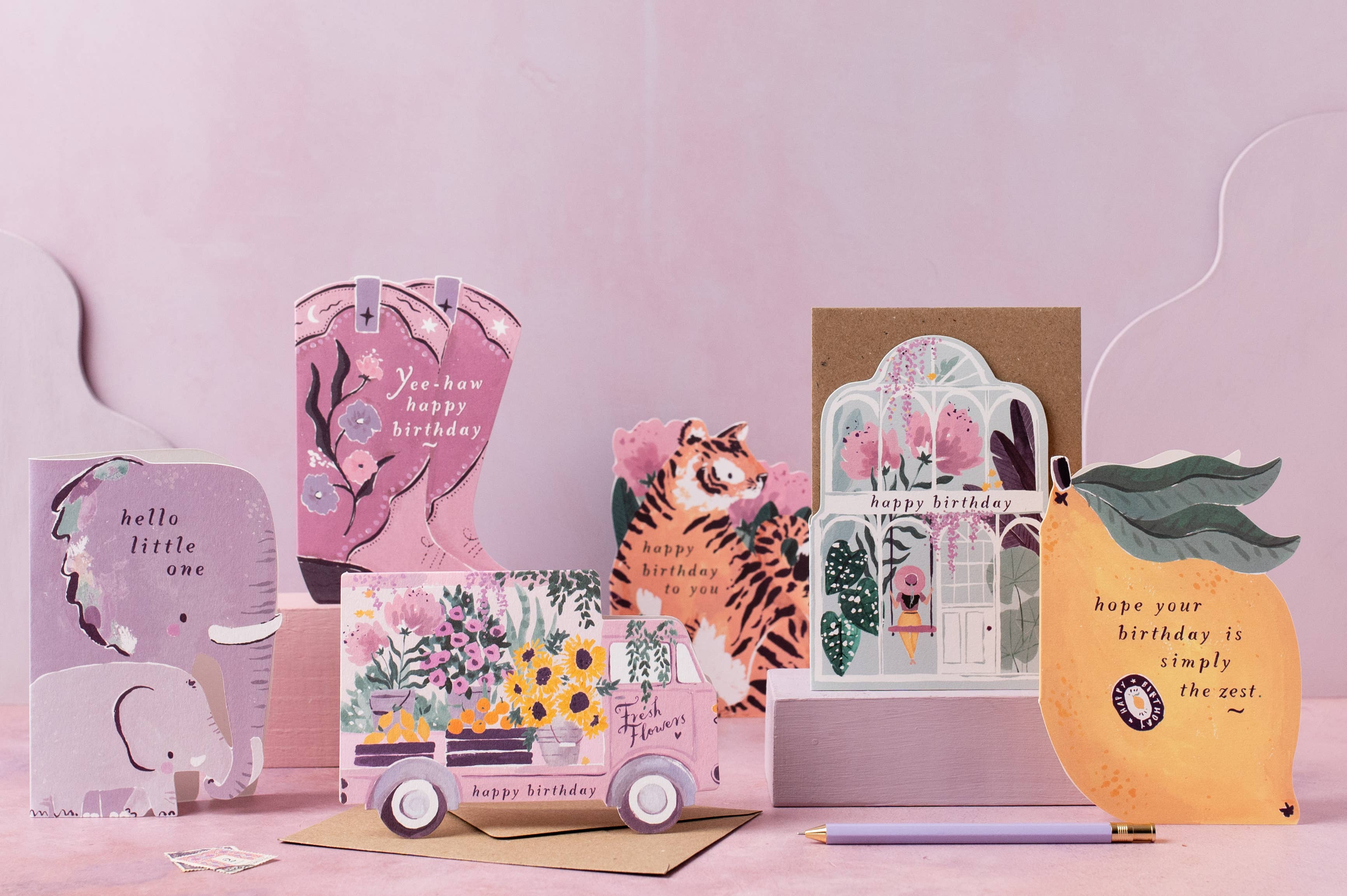 Lemon Shaped Simply the Zest Birthday Card