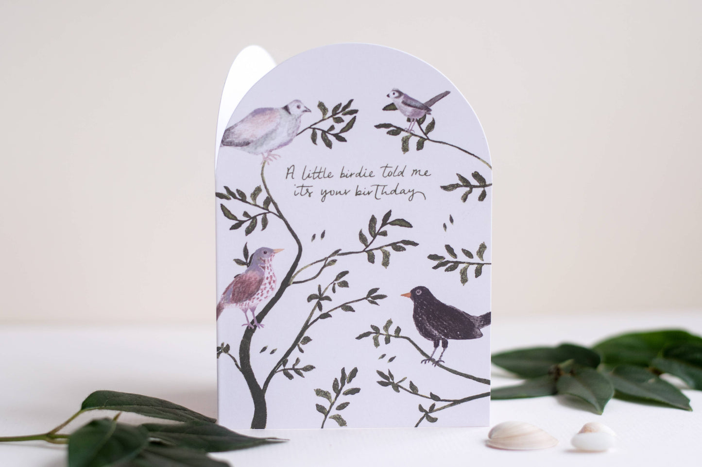 'A Little Birdie' Birthday Card