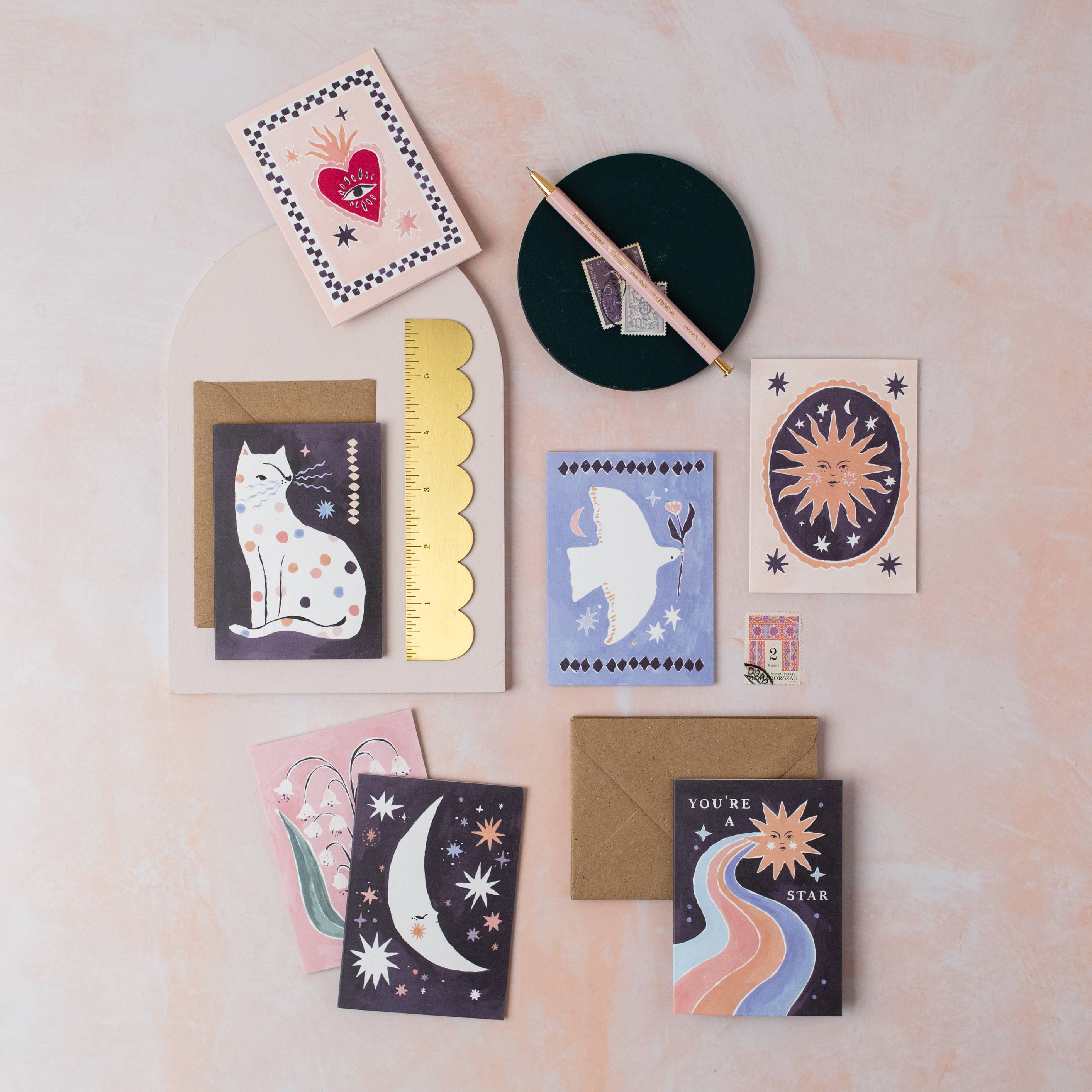 Dove Mini Greeting Card