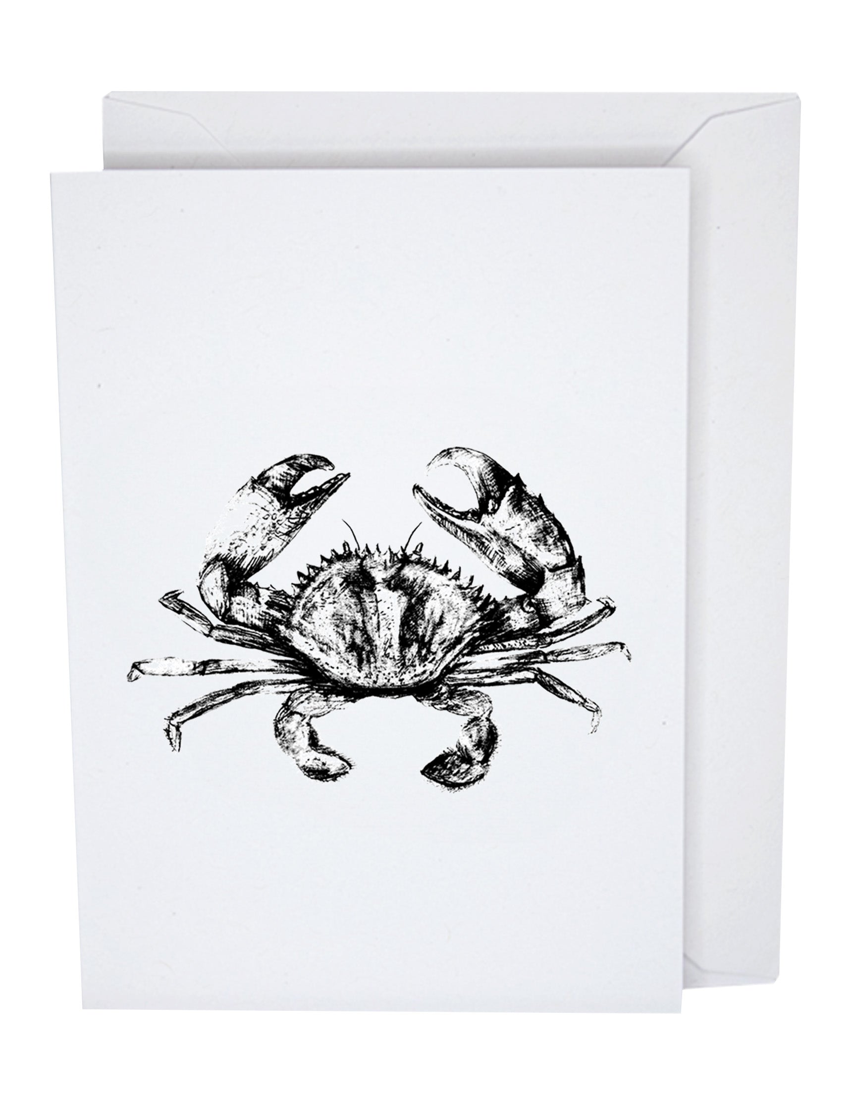 Crab Recycled Paper Blank Greeting Card