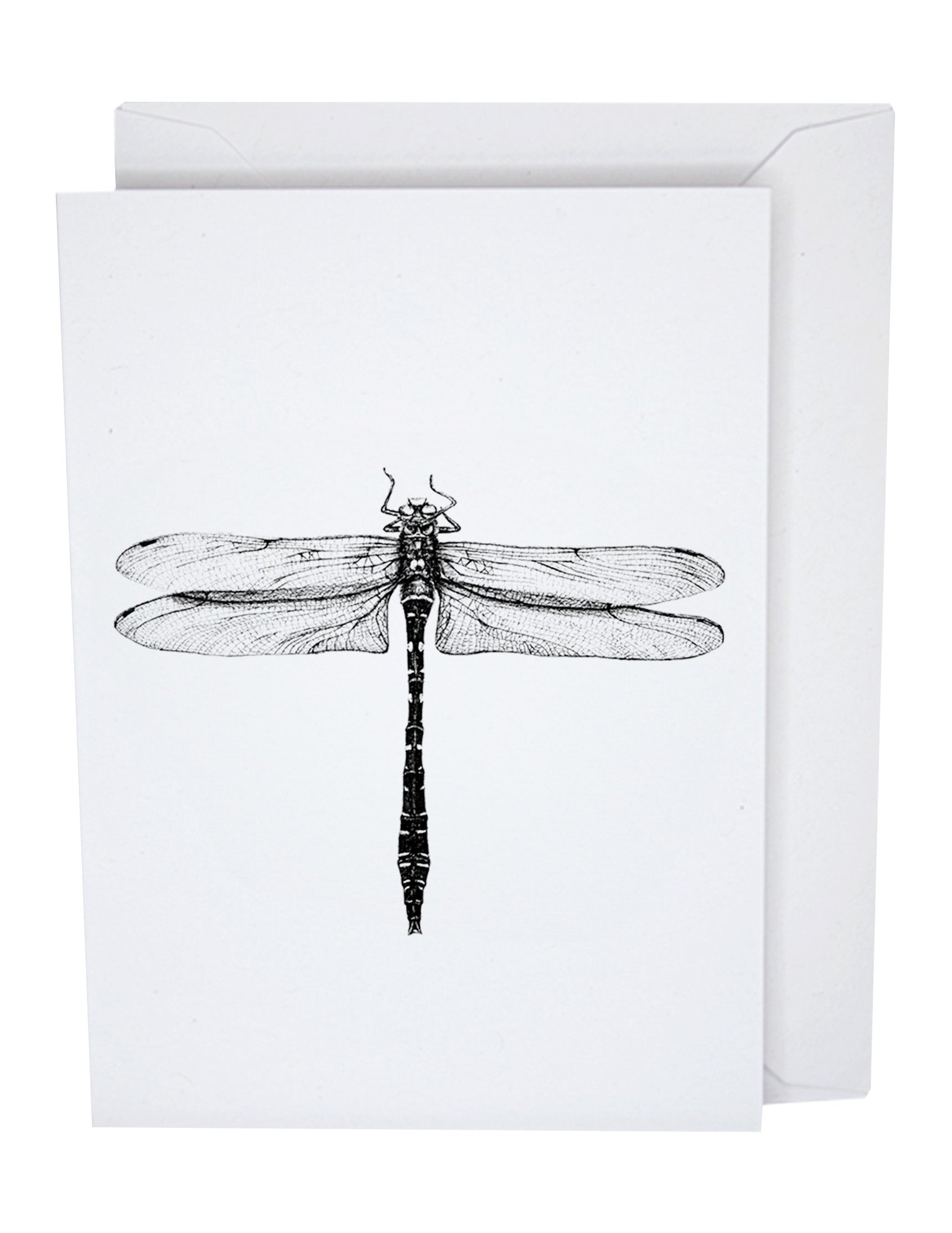 Dragonfly Recycled Paper Blank Greeting Card