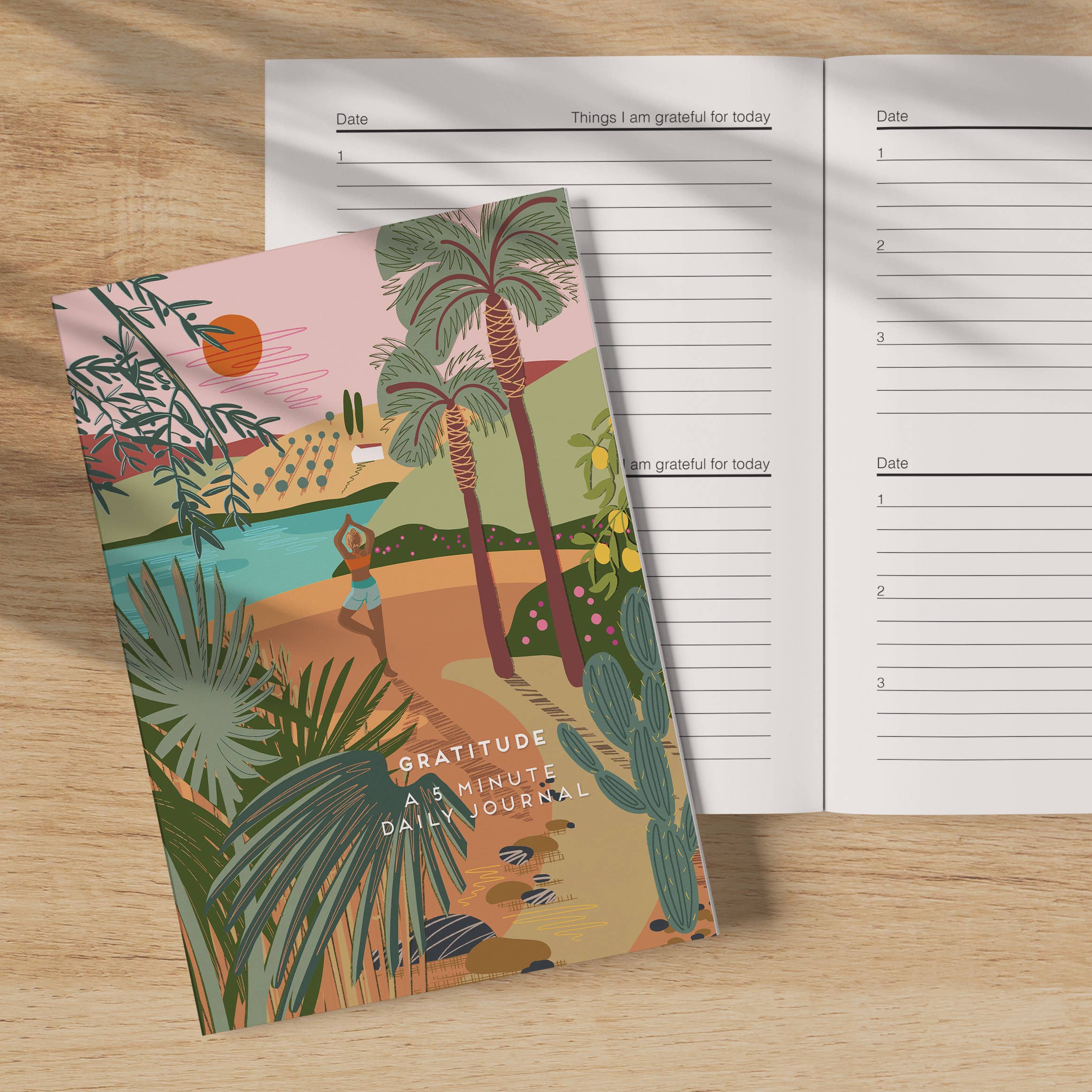 Gratitude 5 Minute Journal Yoga Girl Inside