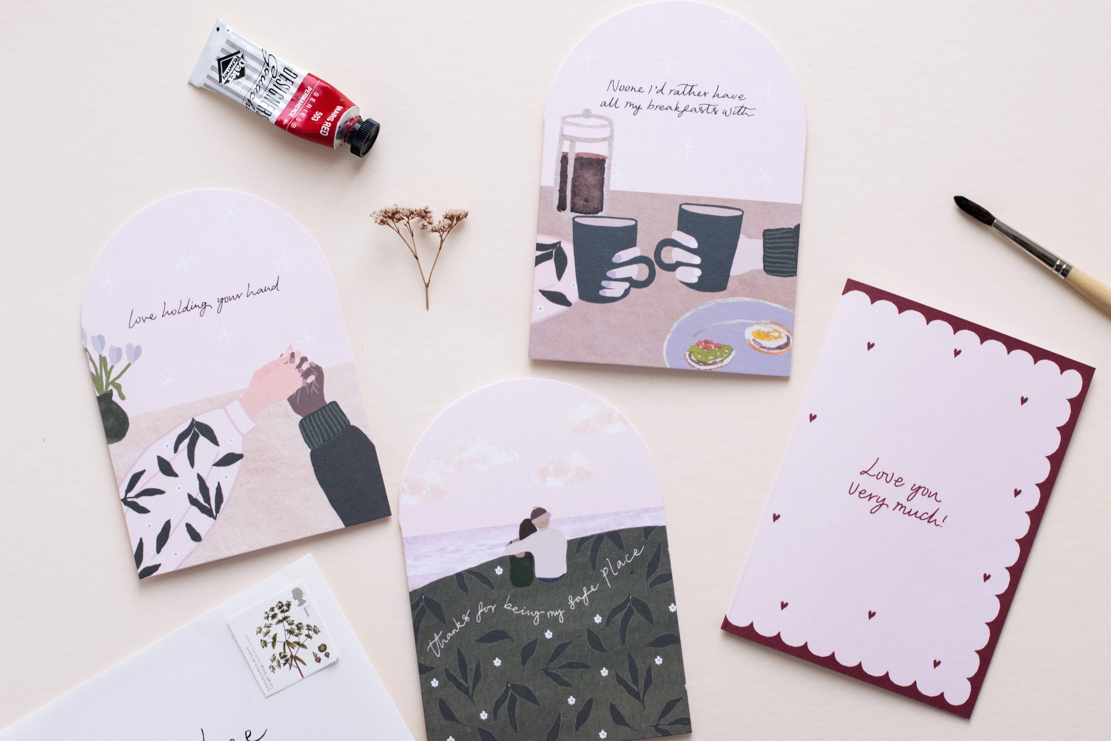 Hidden Pearl Love Valentines Day Anniversary Greeting Cards