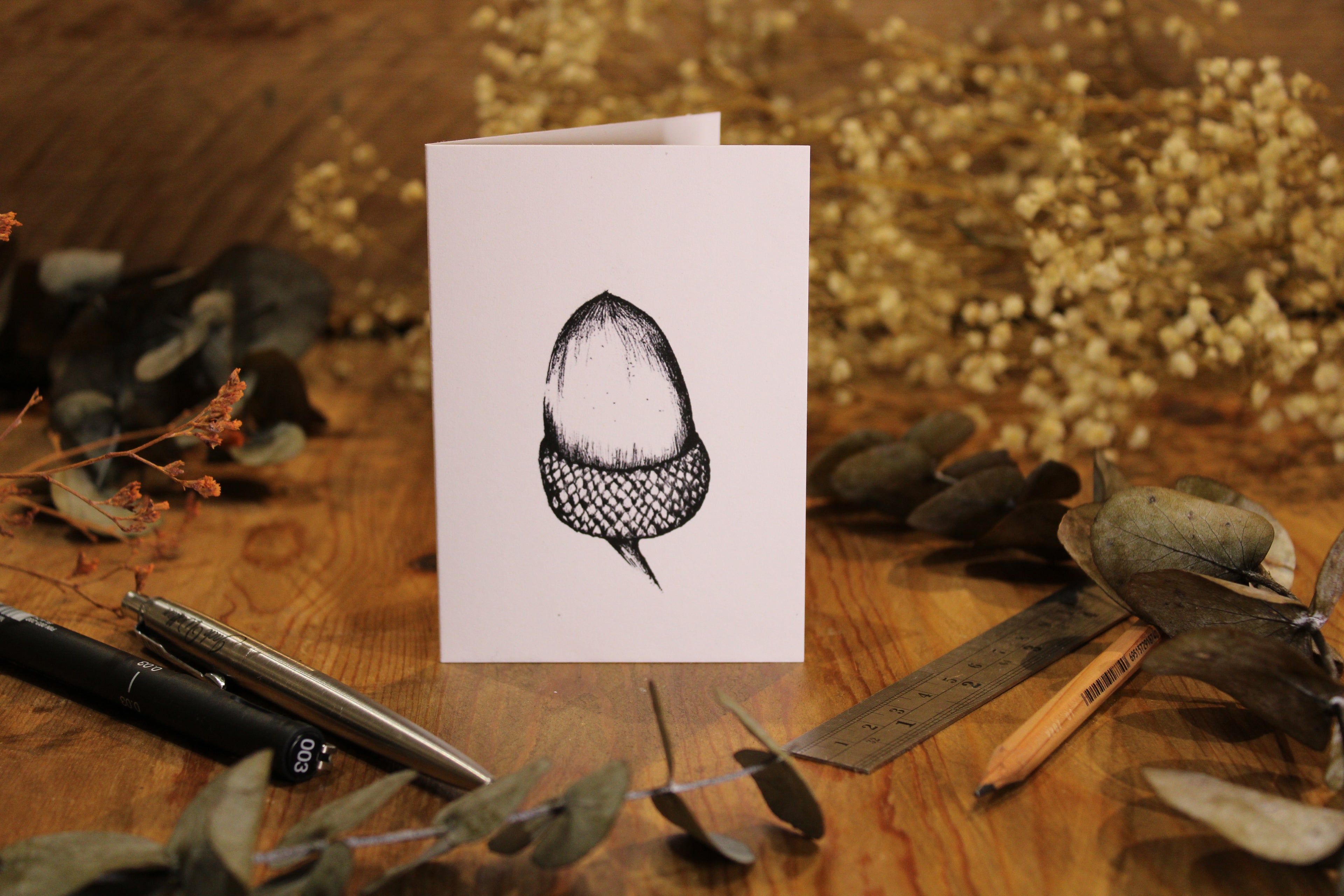 Acorn Greeting Card
