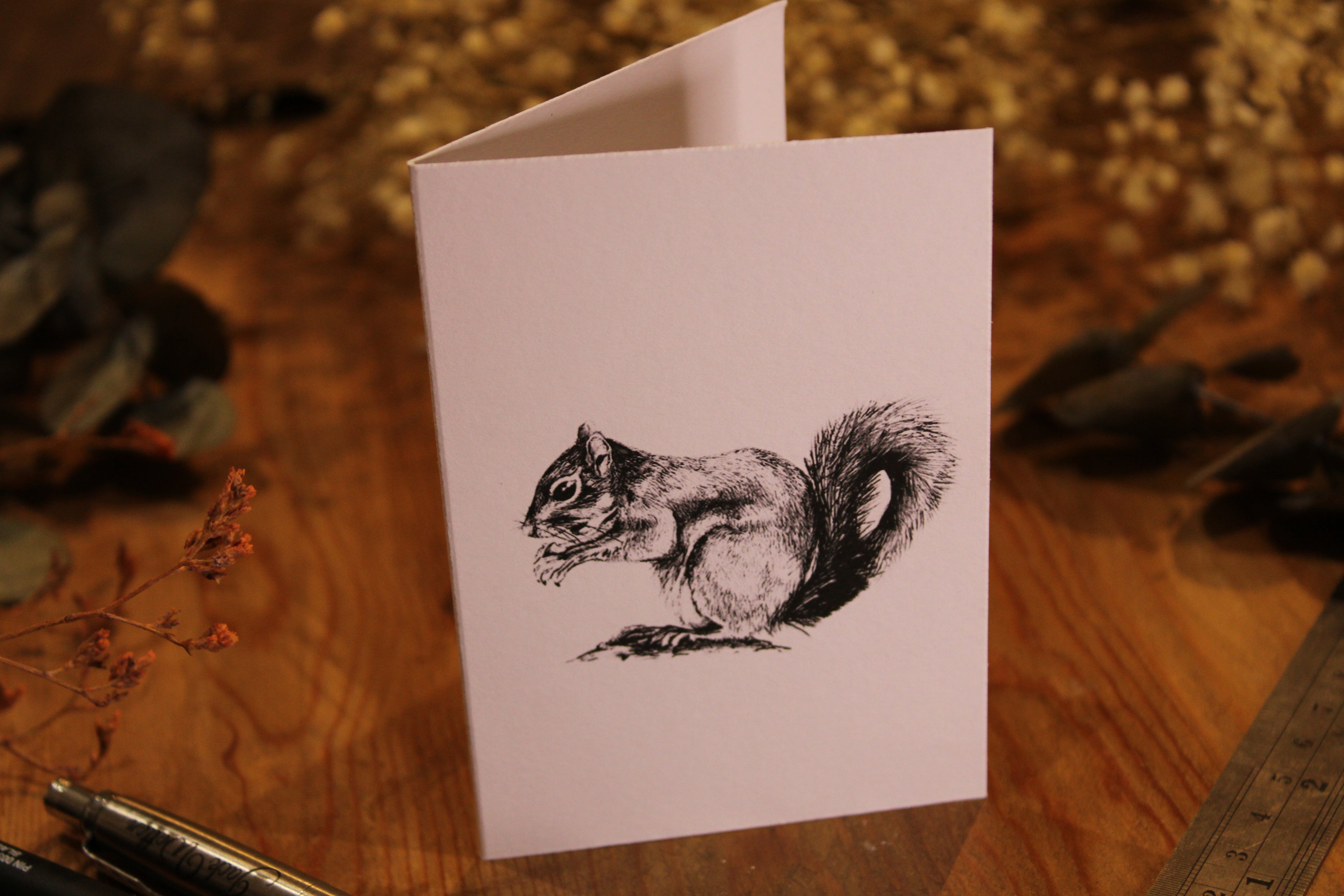 Squirrel Greeting Card