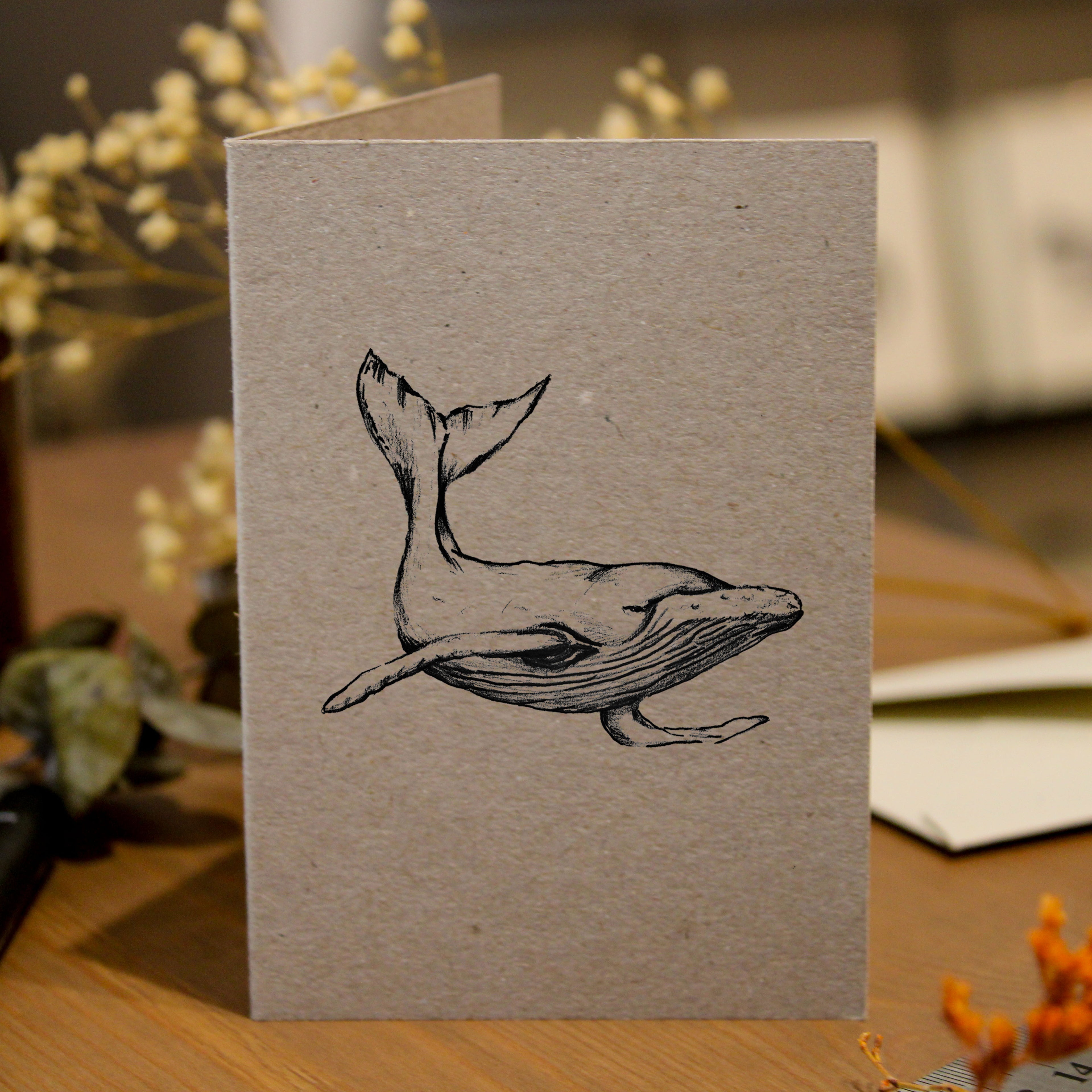 Whale Greeting Card