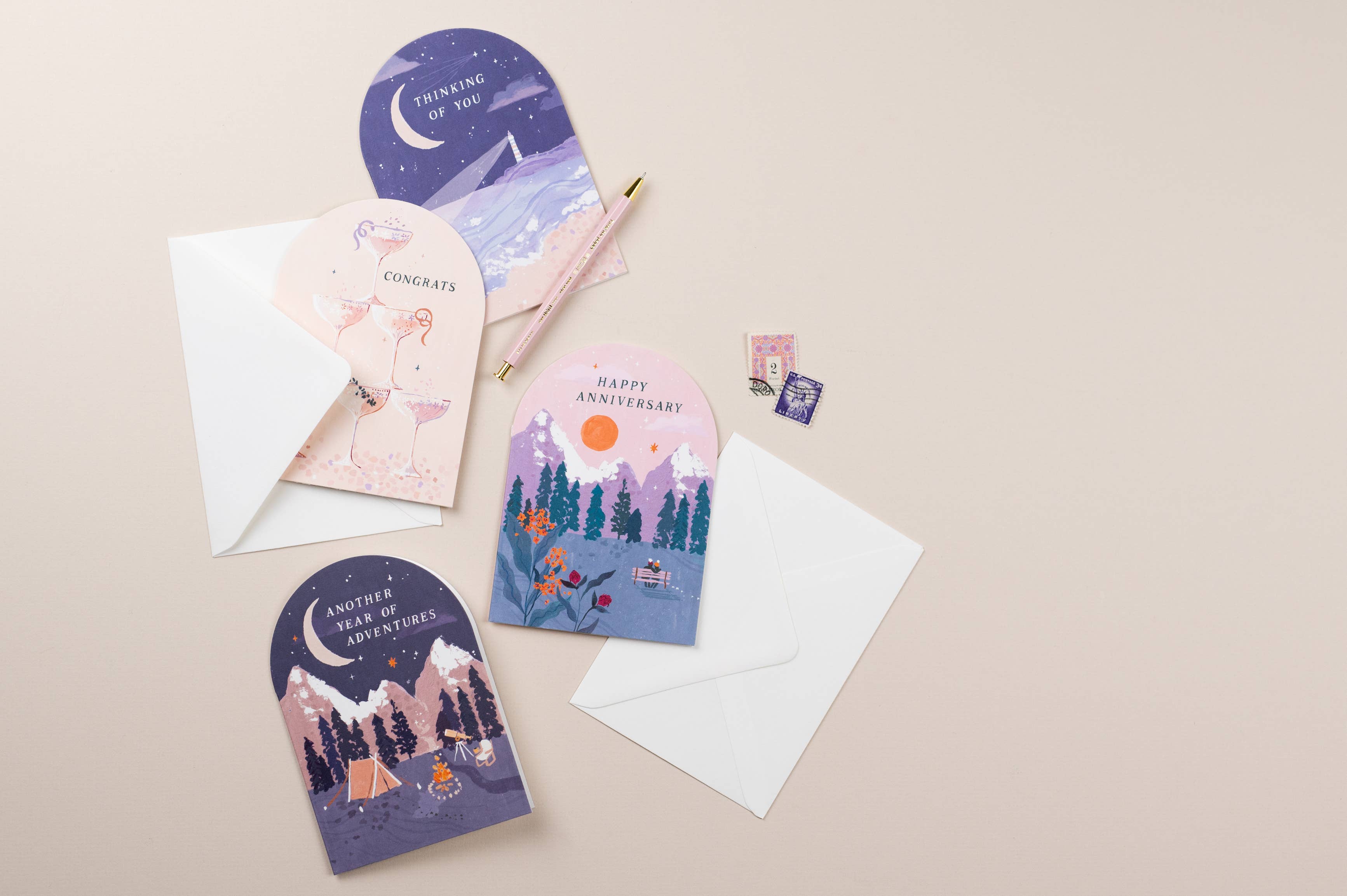 Selection of Sister Paper Co Birthday Greeting Cards