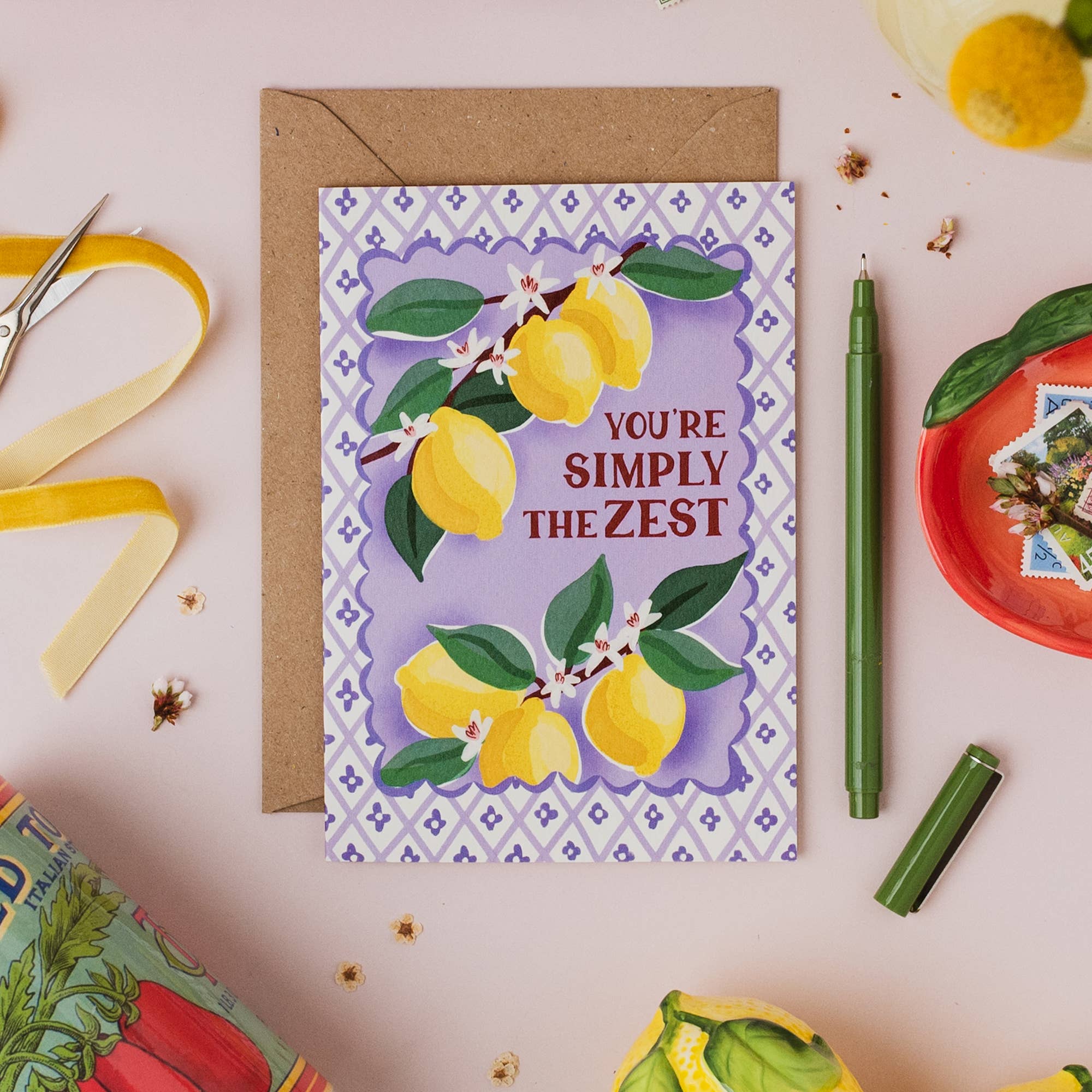 Simply The Zest Lemon Card