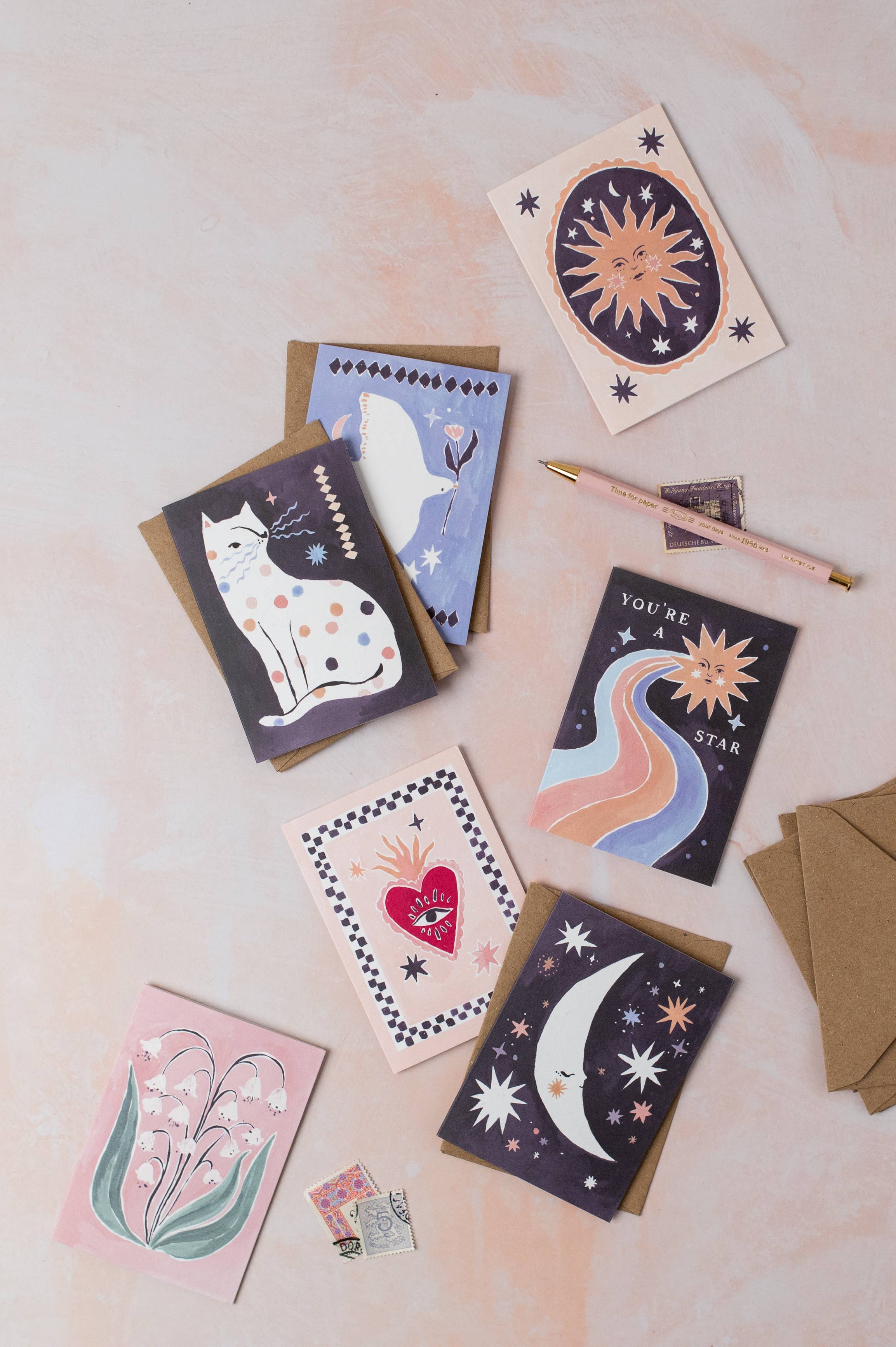 Dove Mini Greeting Card