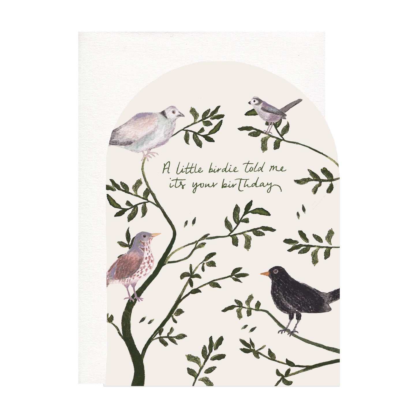 'A Little Birdie' Birthday Card