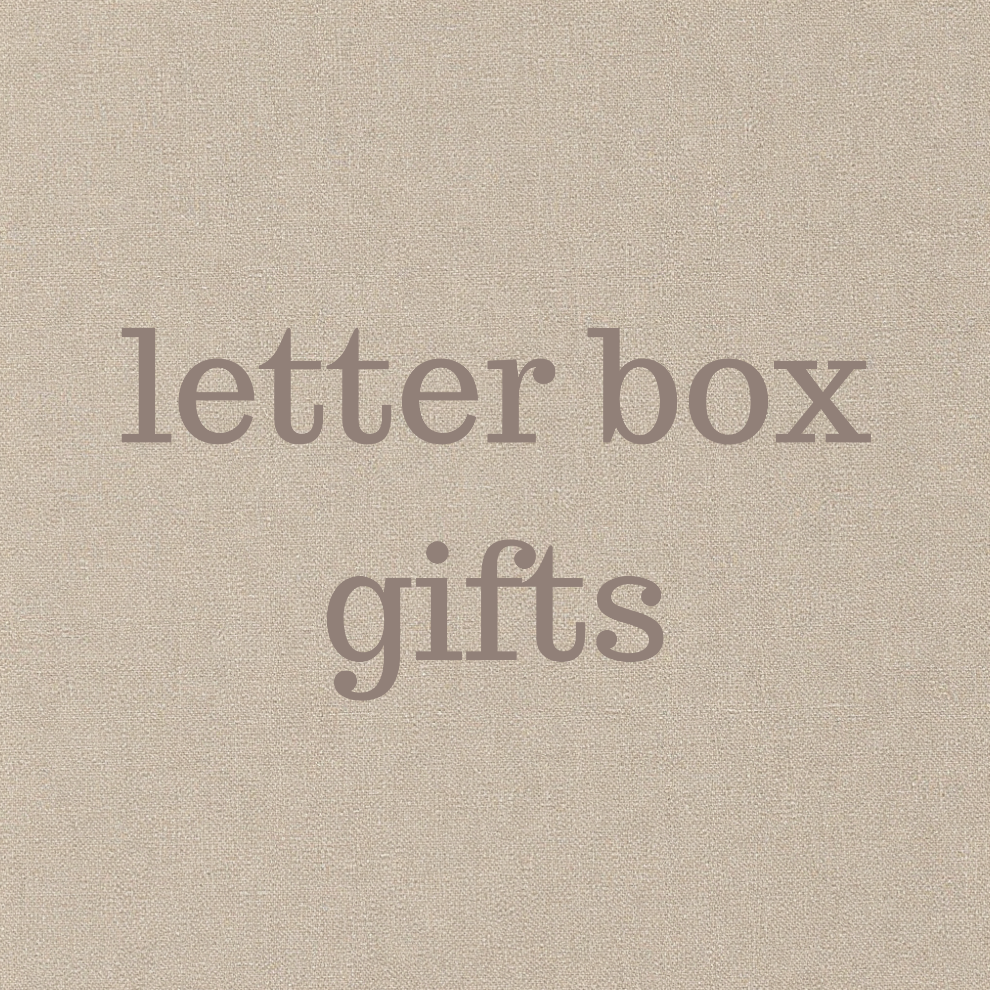 letterbox gifts