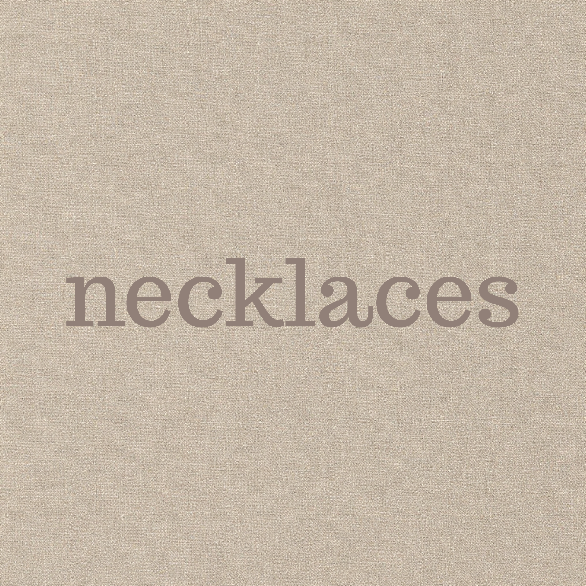 necklaces