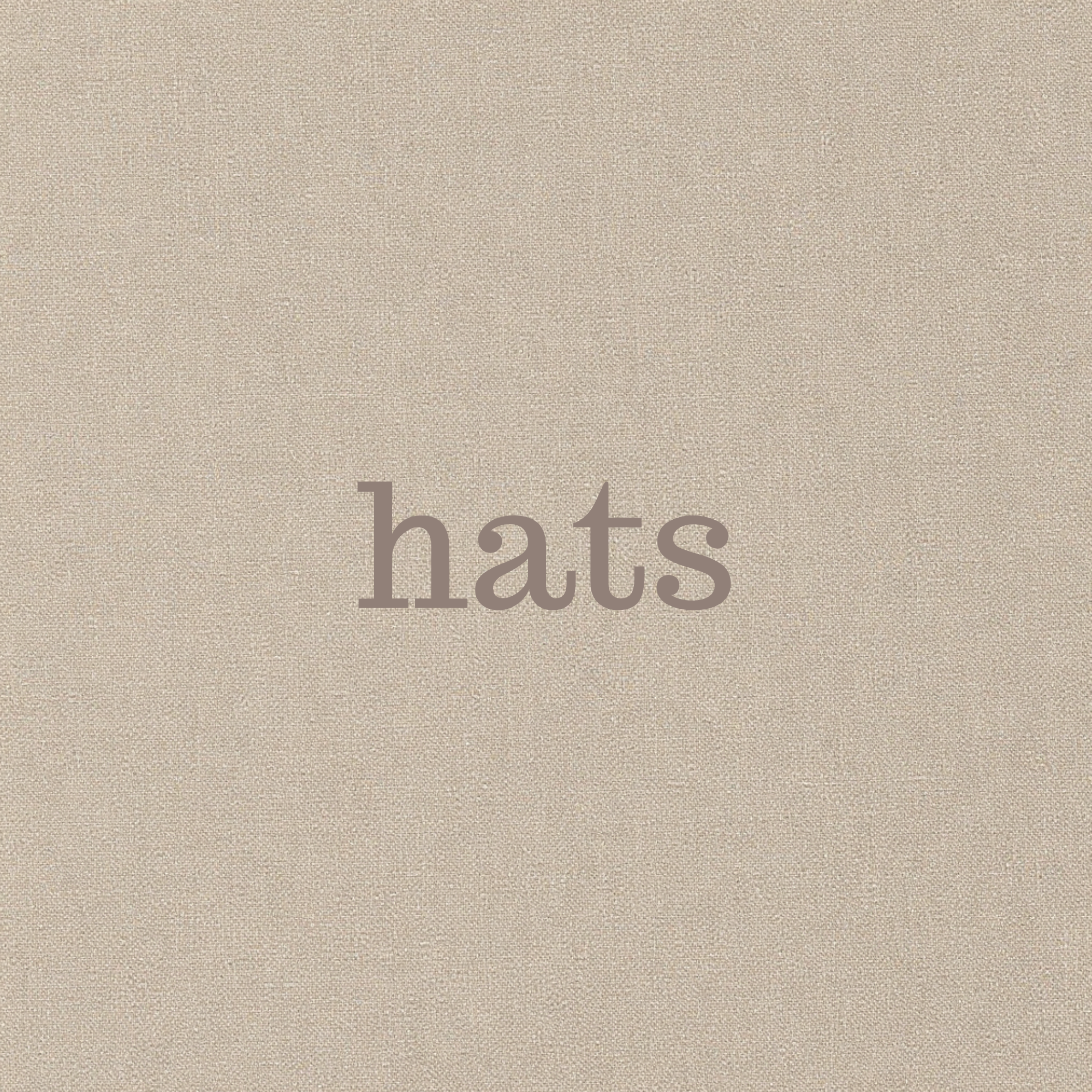 hats
