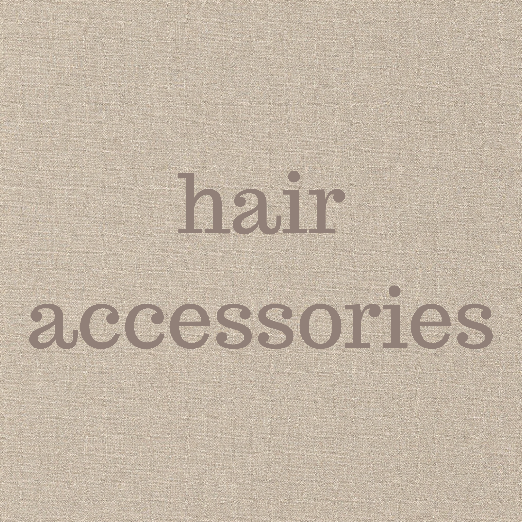 hair accessories