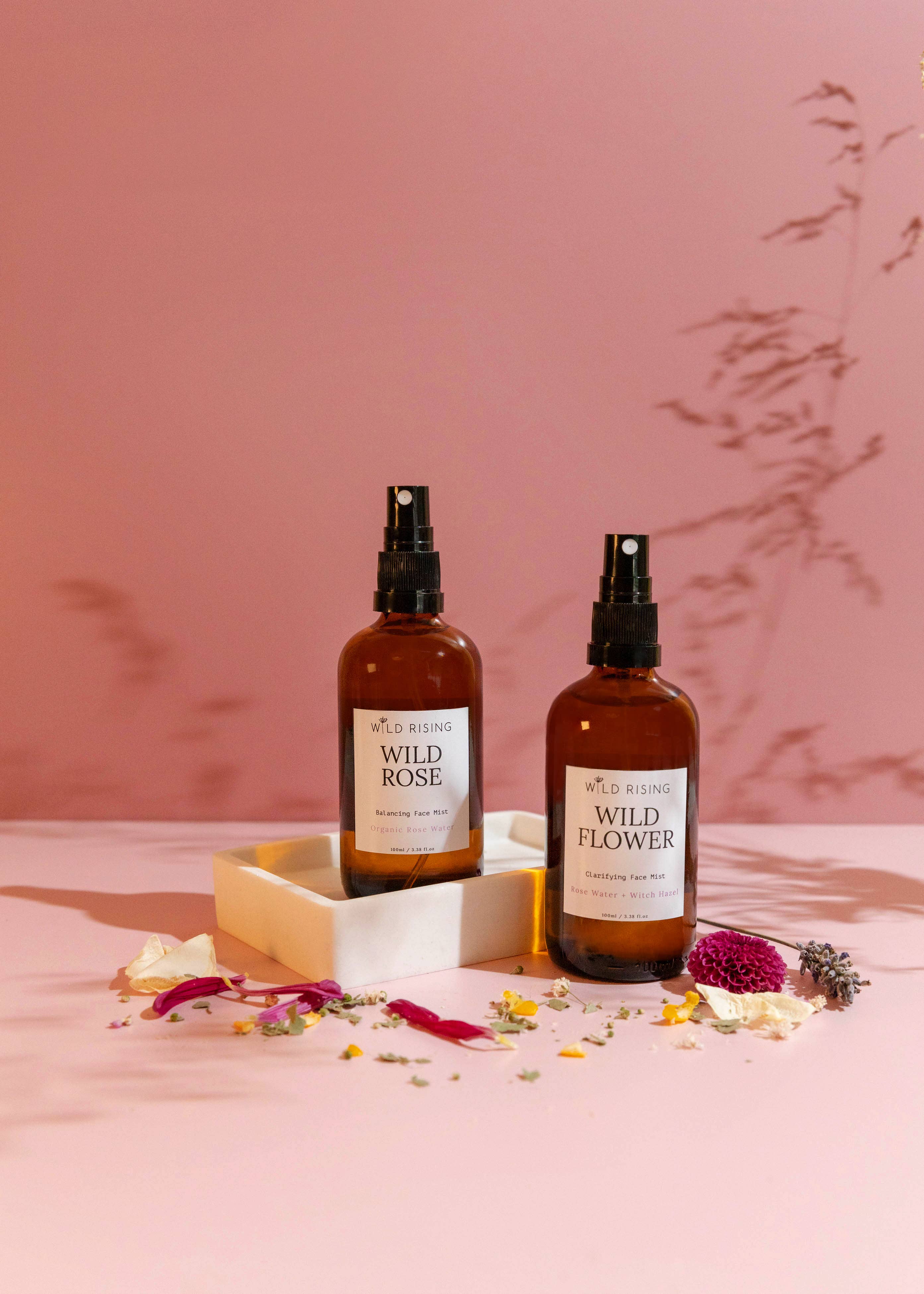Wild Flower Organic Rose Water & Witch Hazel Facial Toner