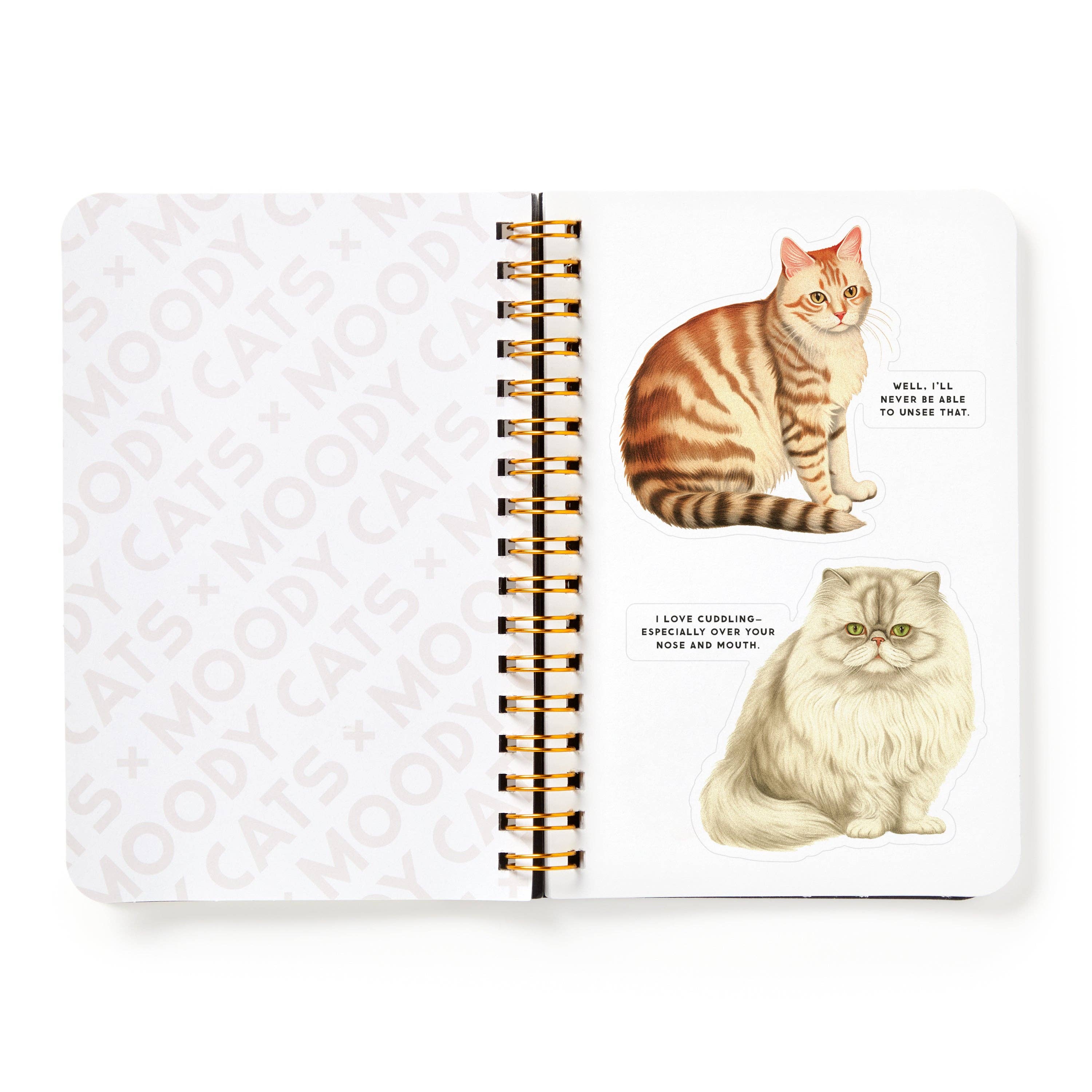 "Moody Cats" Sticker Book