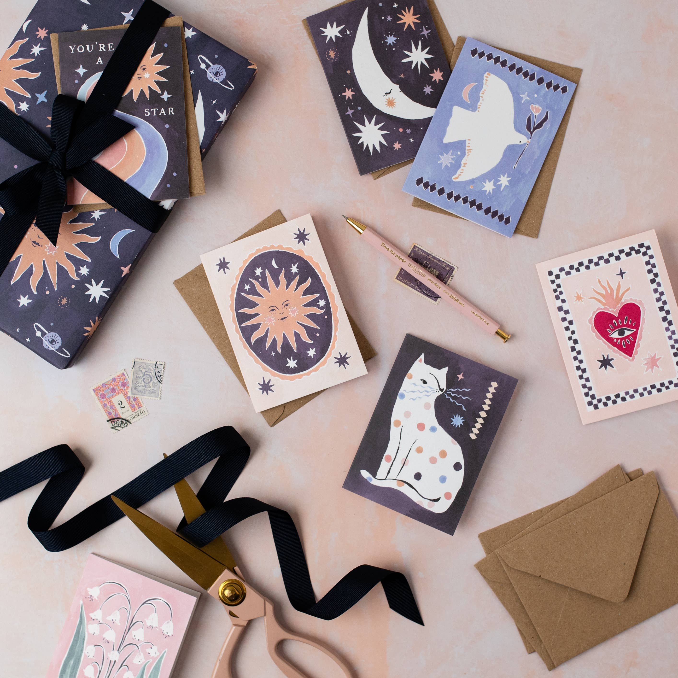 Smiling Sun Mini Greeting Card