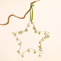 Gold Bells Star Hanging Christmas Tree Decoration