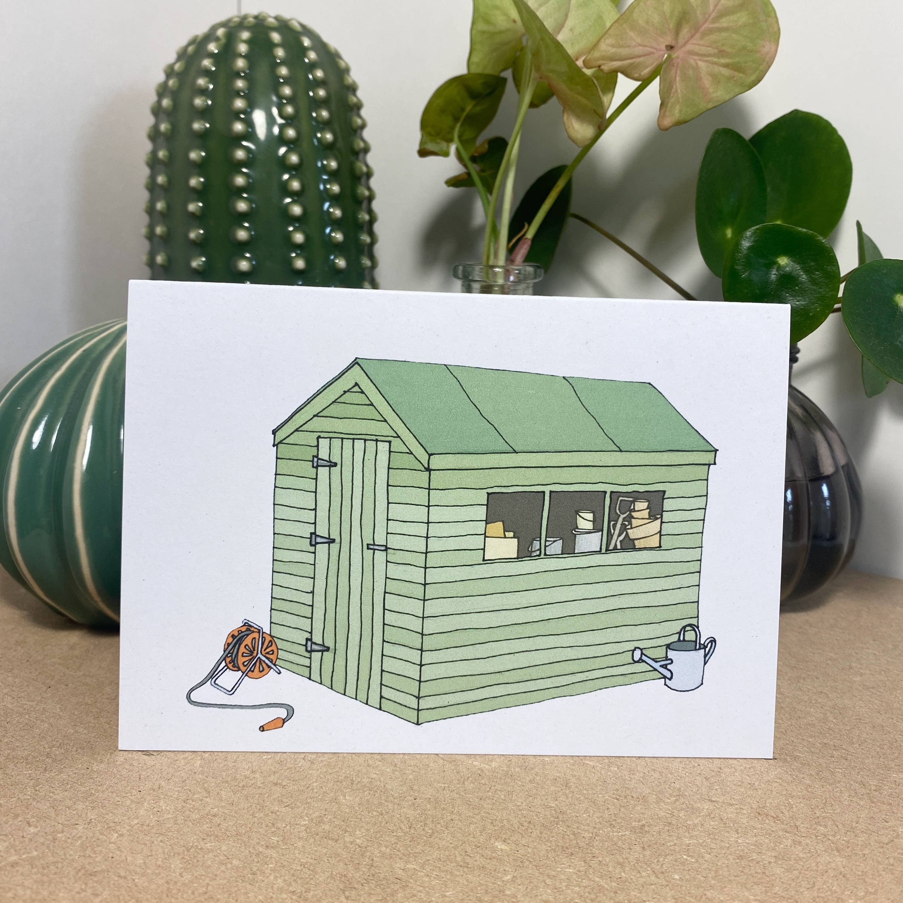 Garden Shed Greeting Card 