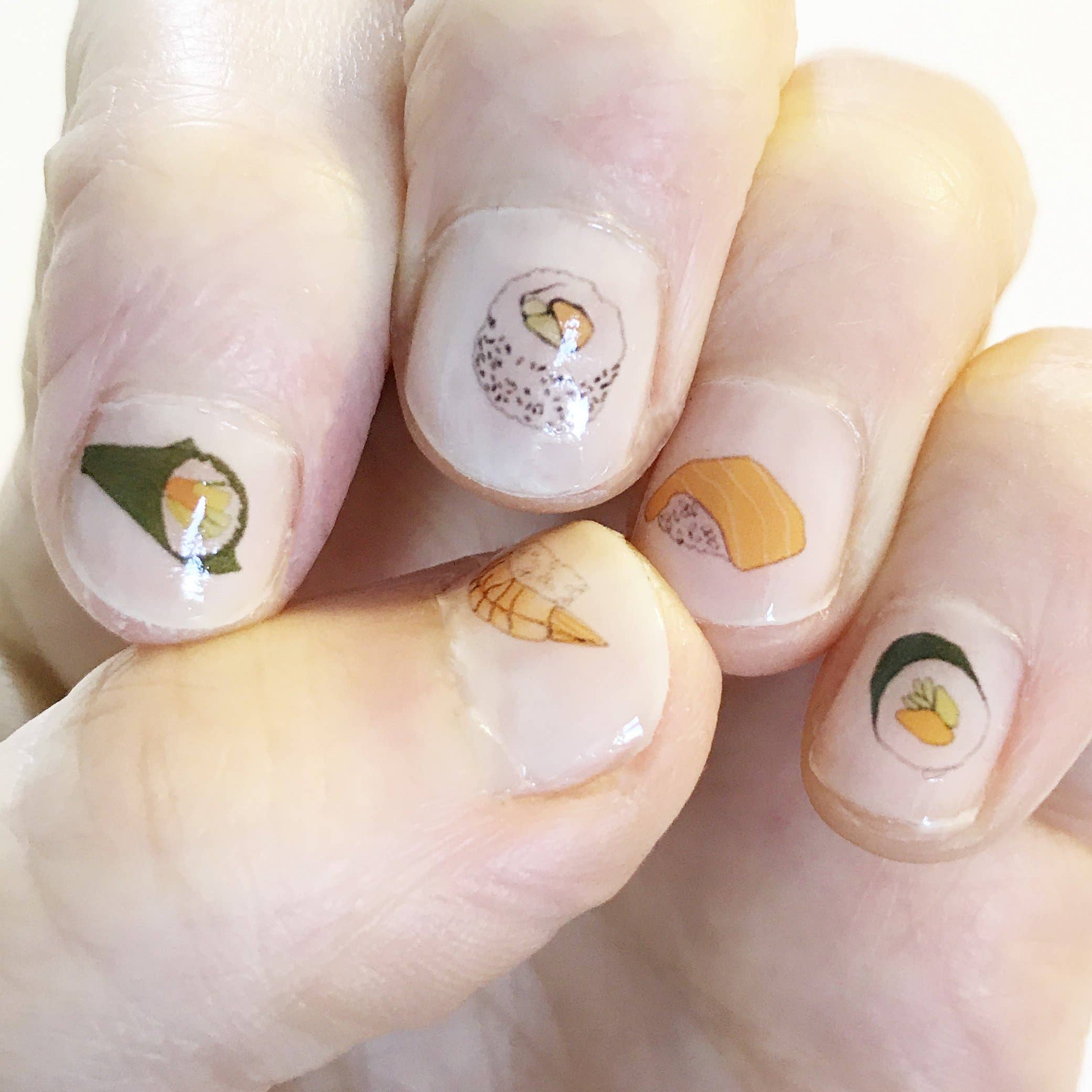 Sushi Nail Art Transfers