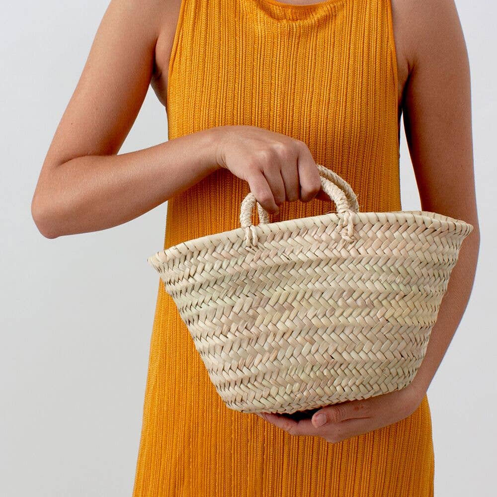Mini Market Basket Bag