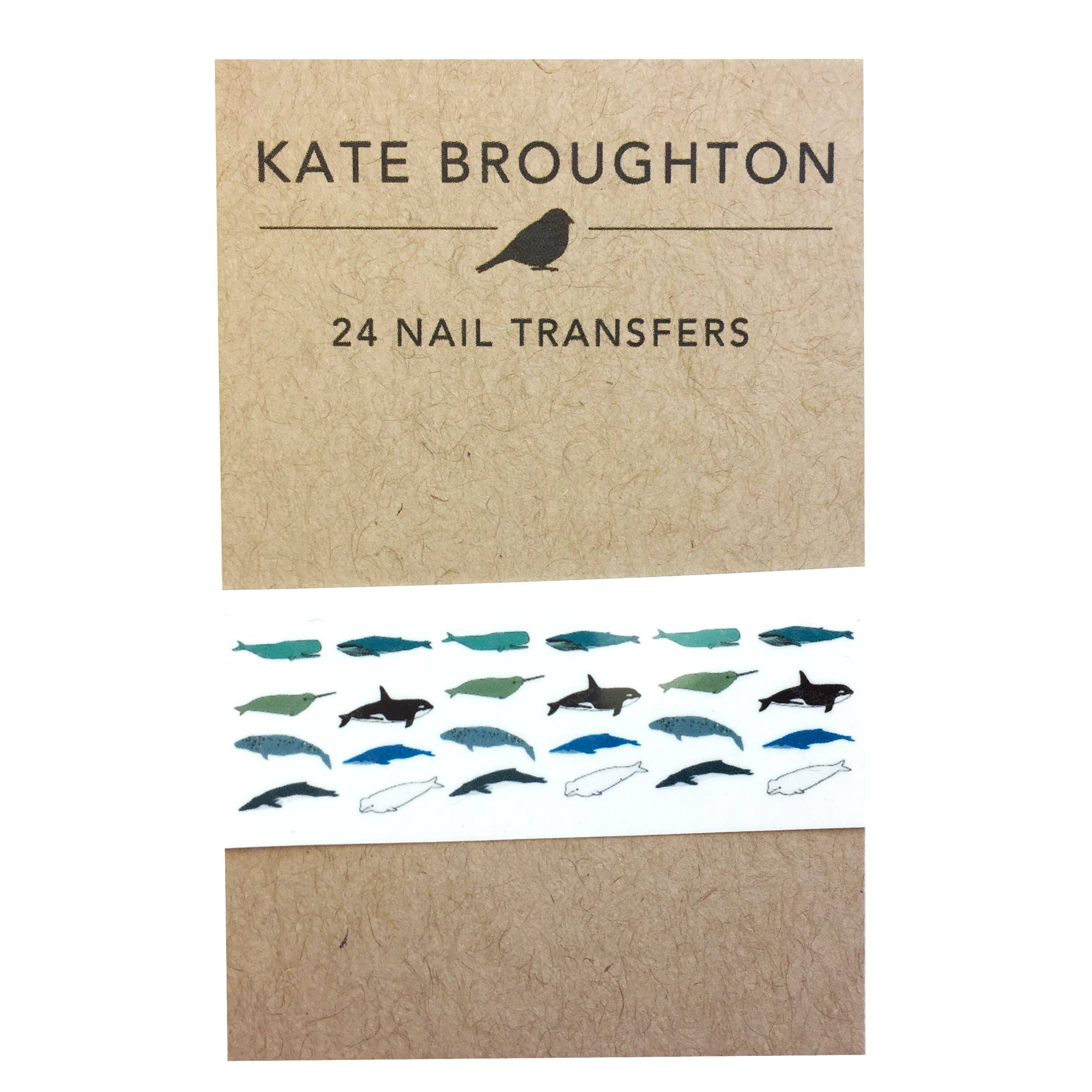 Whale Nail Art Transfers