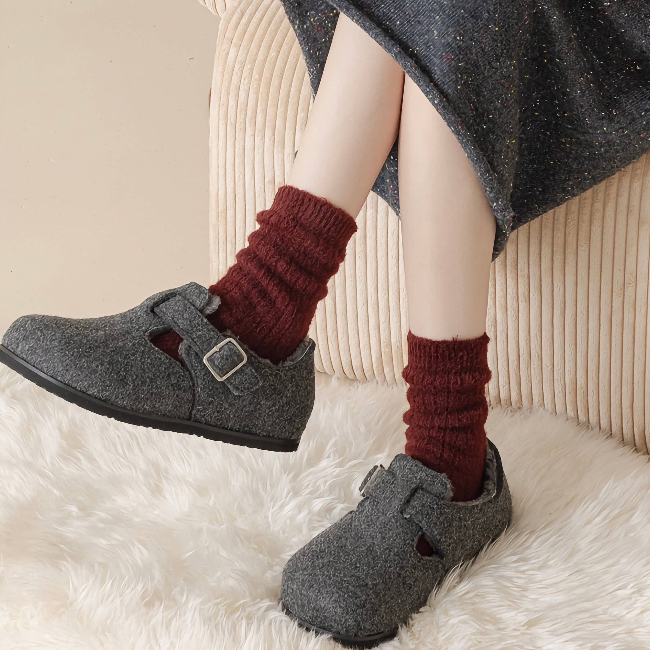 Women's Thermal Socks - Wool Mix