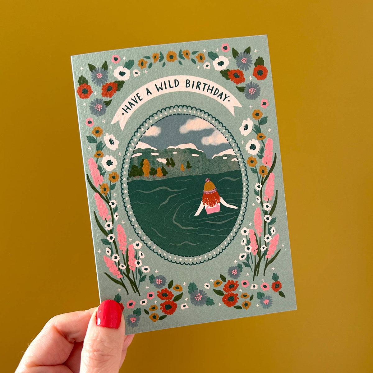 "Have A Wild Birthday" Wild Swimming Birthday Card