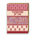 Thinking Of You Floral Greeting Card