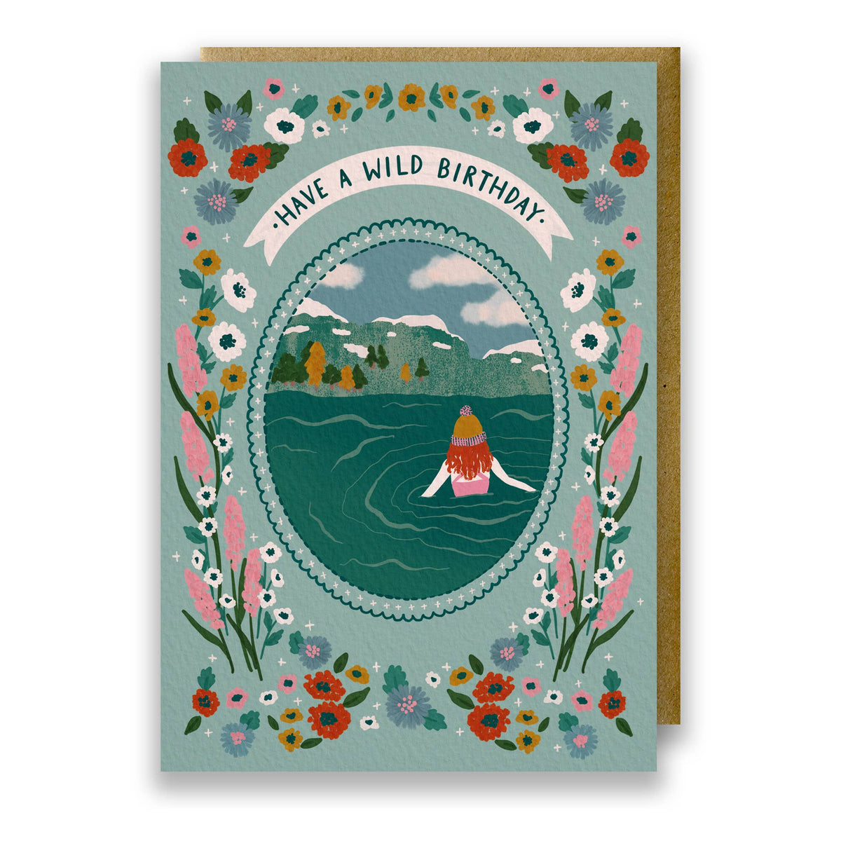 "Have A Wild Birthday" Wild Swimming Birthday Card