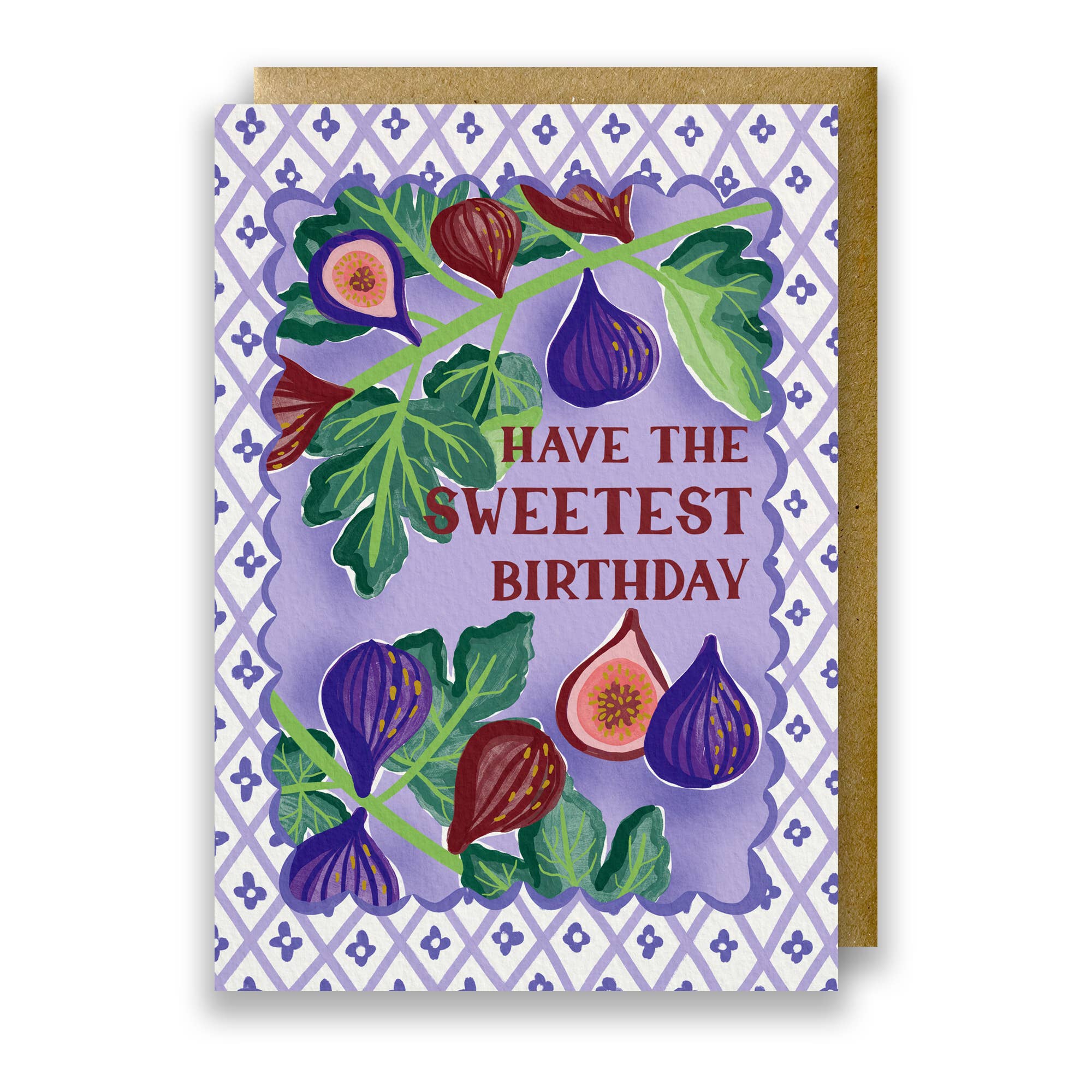 "Sweetest Birthday" Figs Greeting Card