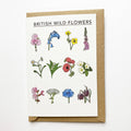 British Wildflowers Greeting Card
