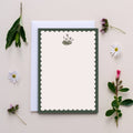 Daisy Scallop Notecards - Pack of 6