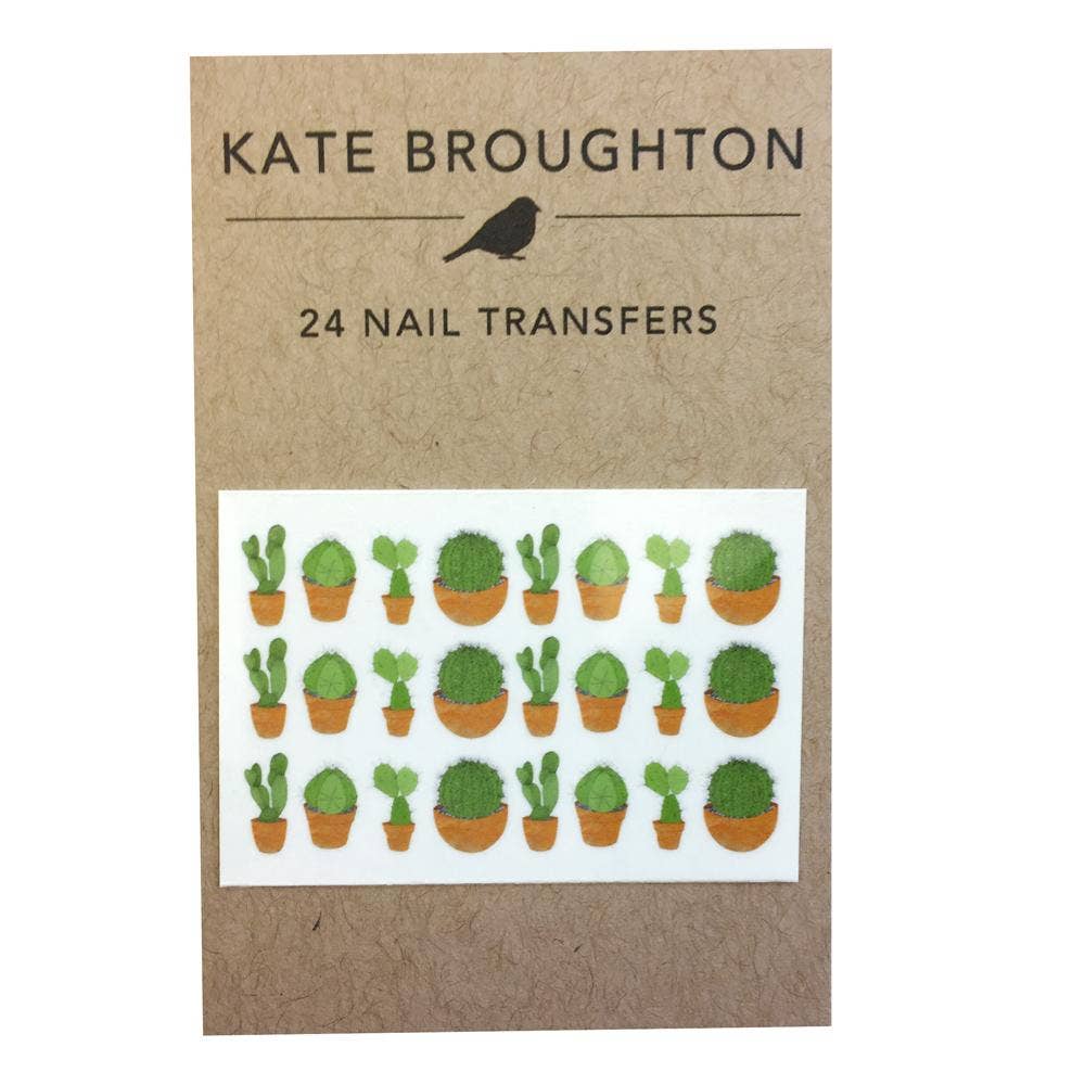 Cactus Nail Art Transfers