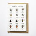 British Bees Greeting Card