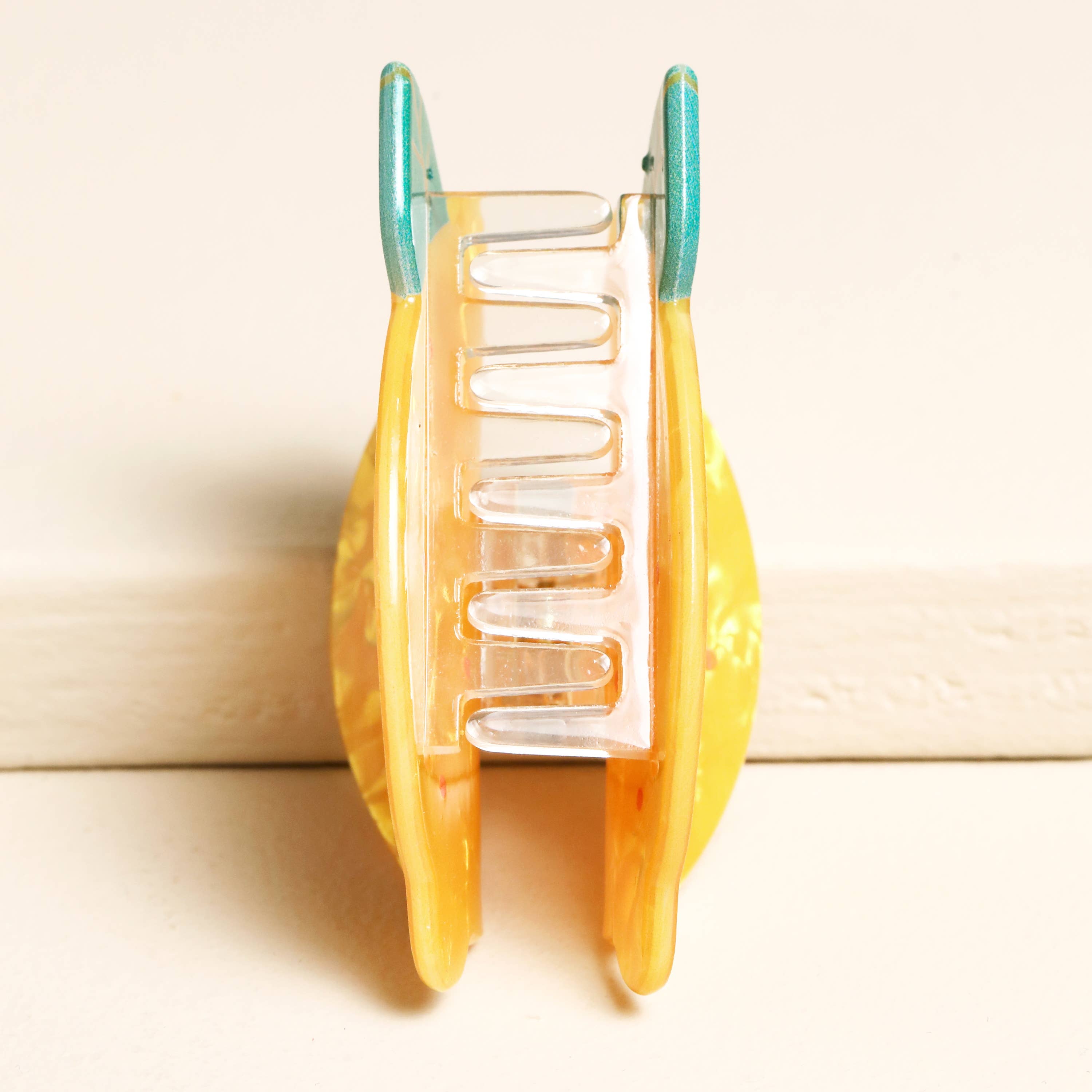 Fruit Shaped Hair Clips - Lemon & Strawberry