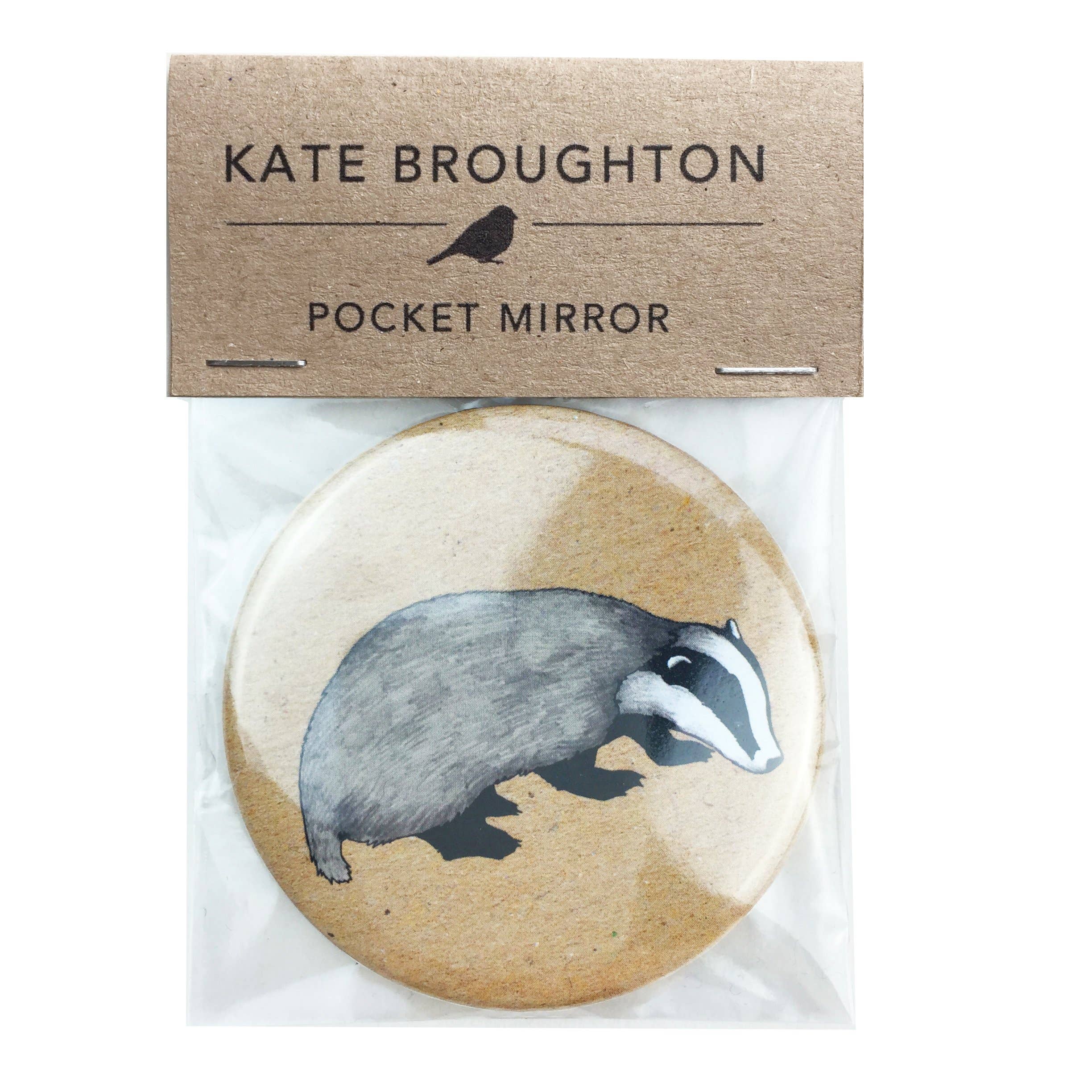 Illustrated Pocket Mirror