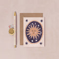 Smiling Sun Mini Greeting Card