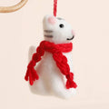 Felt Cat Hanging Christmas Tree Decoration