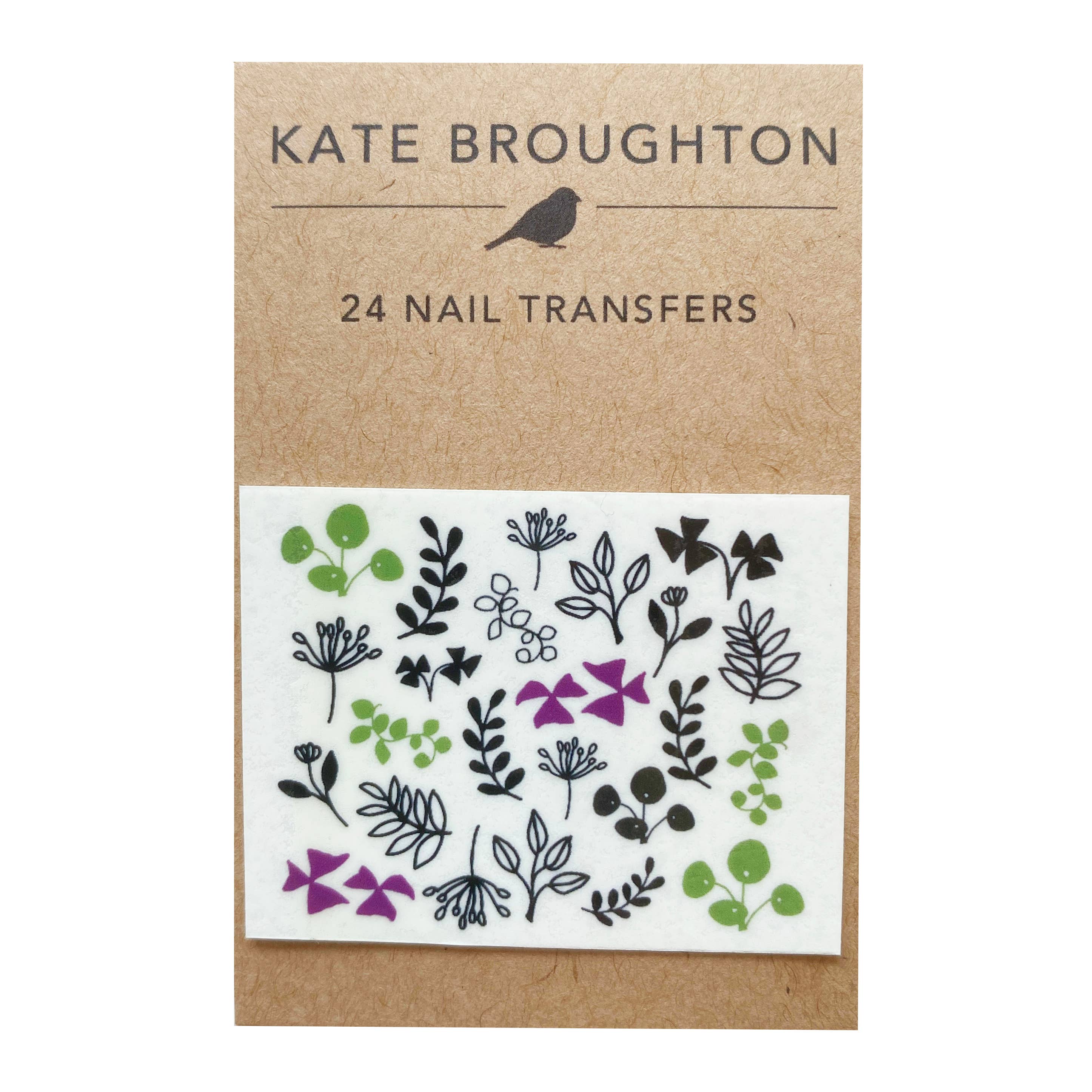 Plant Nail Art Transfers