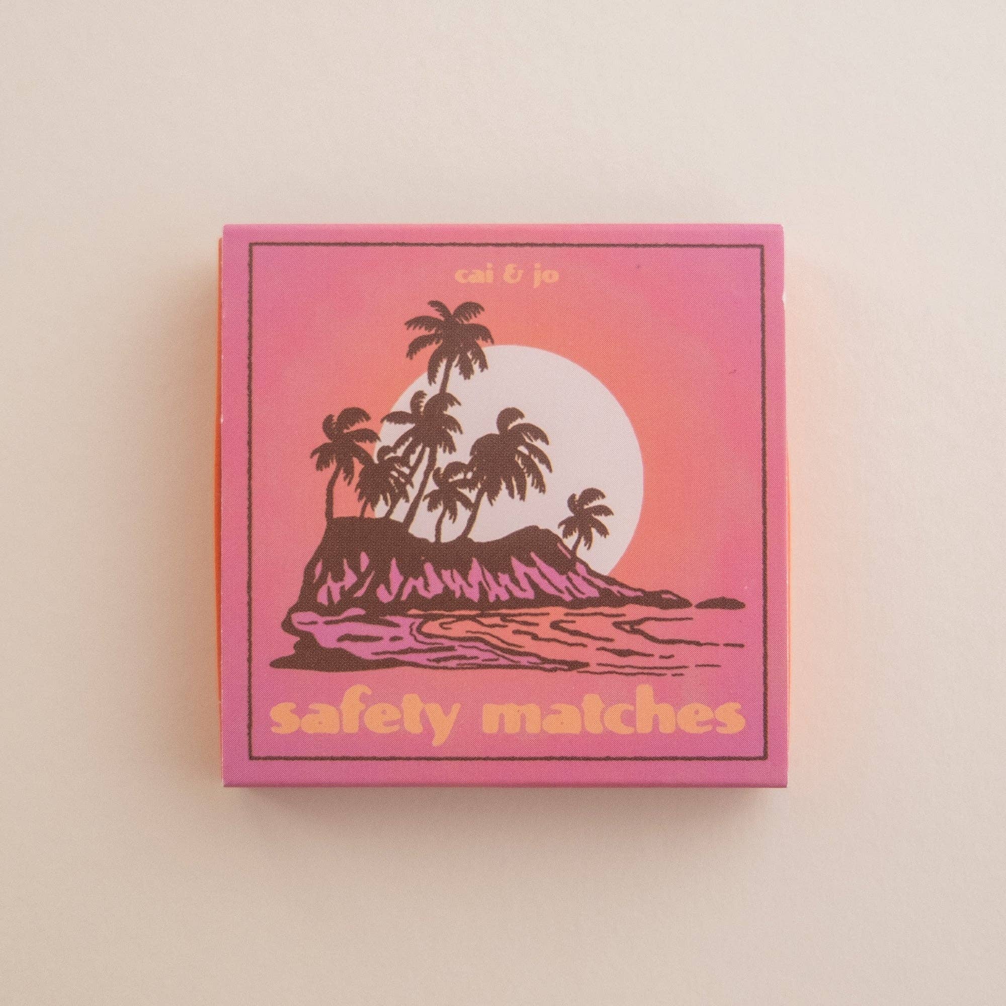 Mini Lavender Tropical Island Matchbox