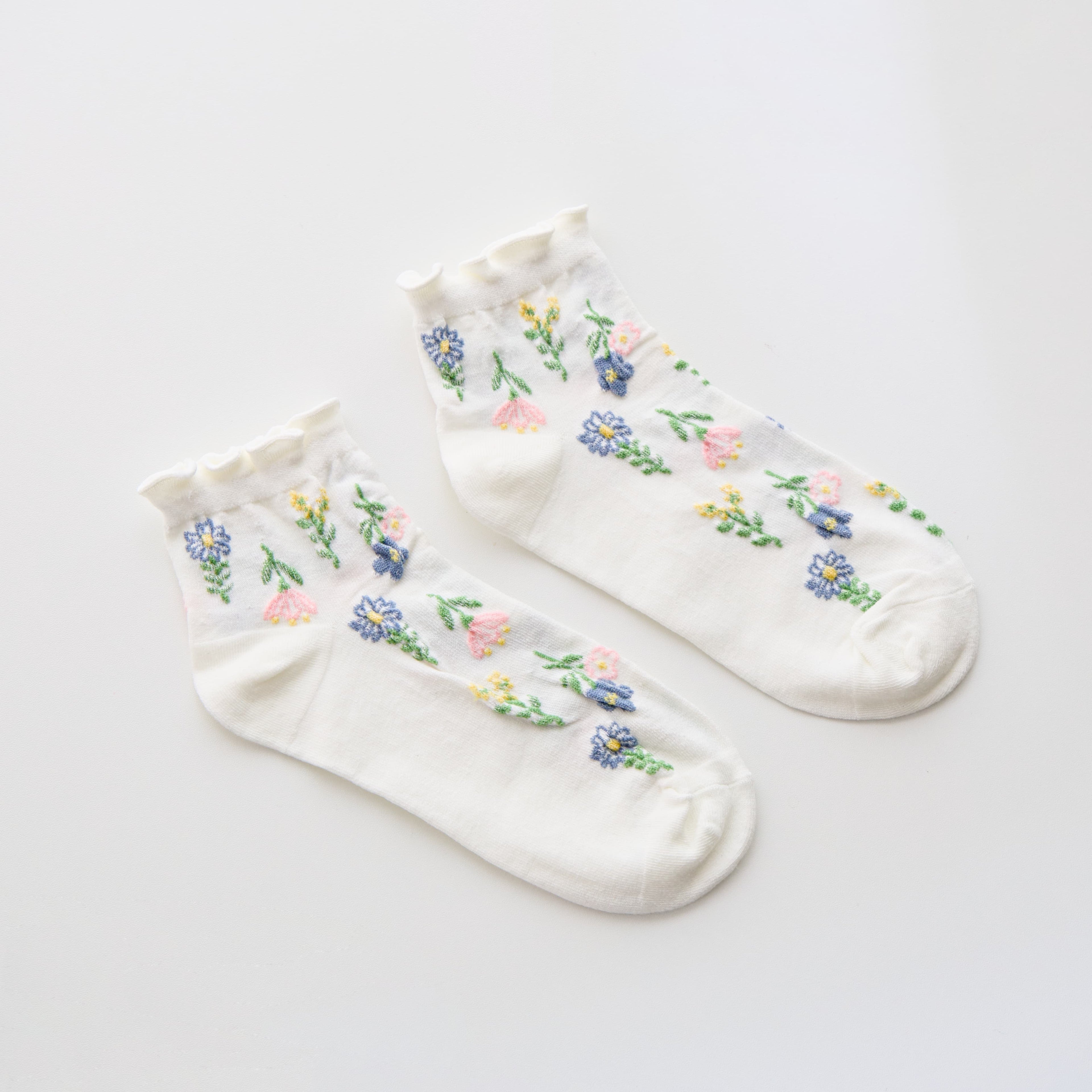 Floral Ankle Socks
