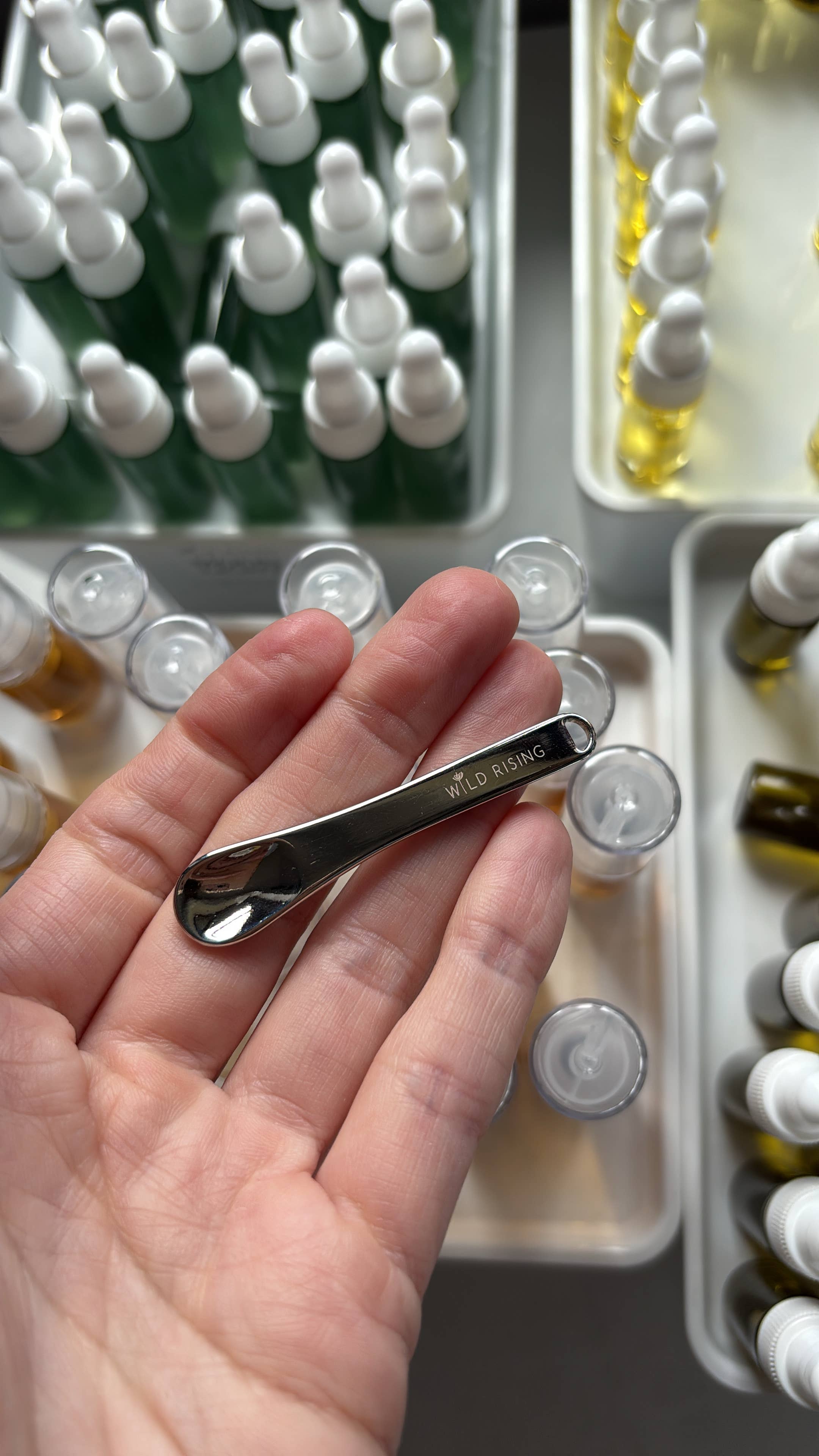 Reusable Metal Skincare Spatula