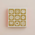 Mini Olive Green Tropical Icons Matchbox