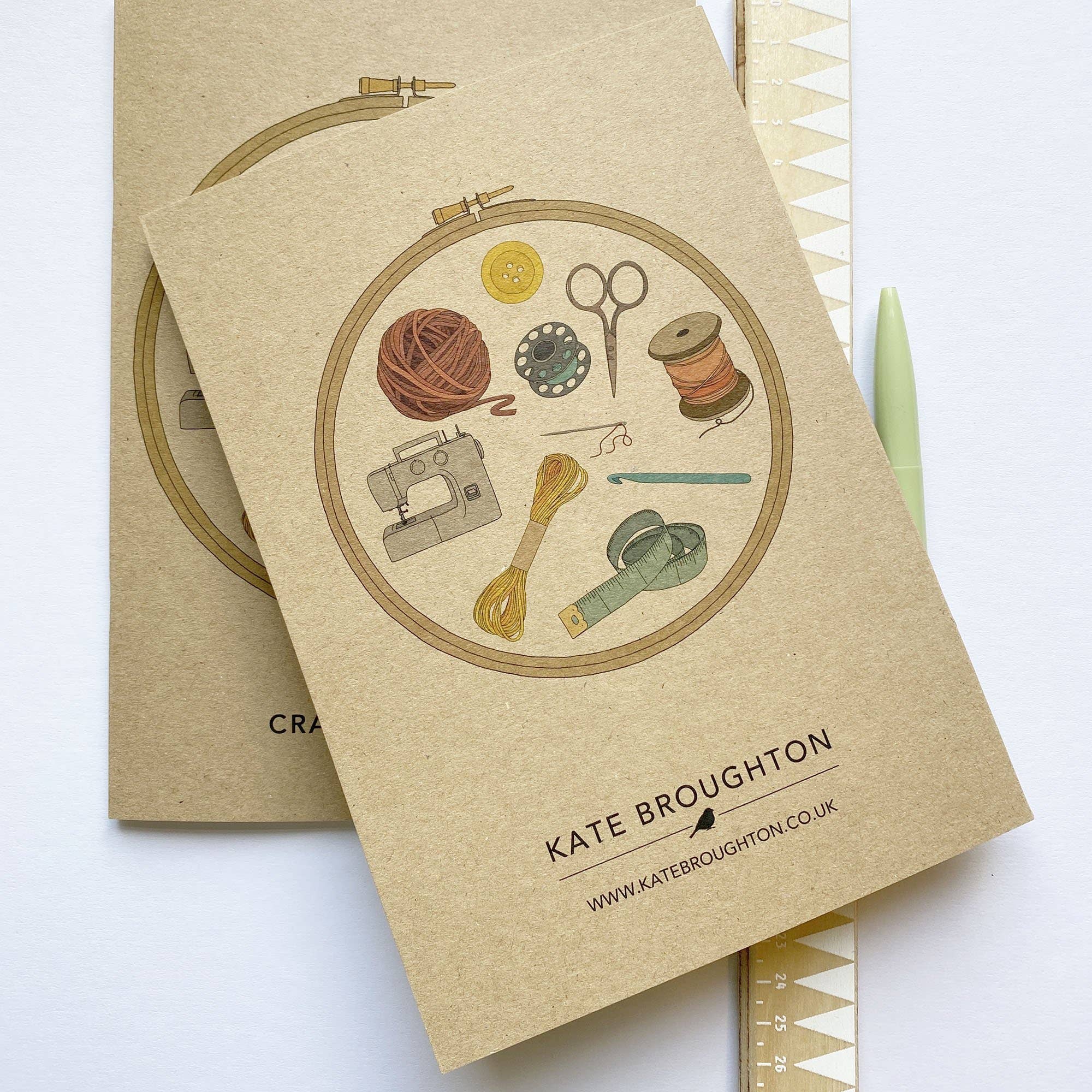 Illustrated Kraft Notebook