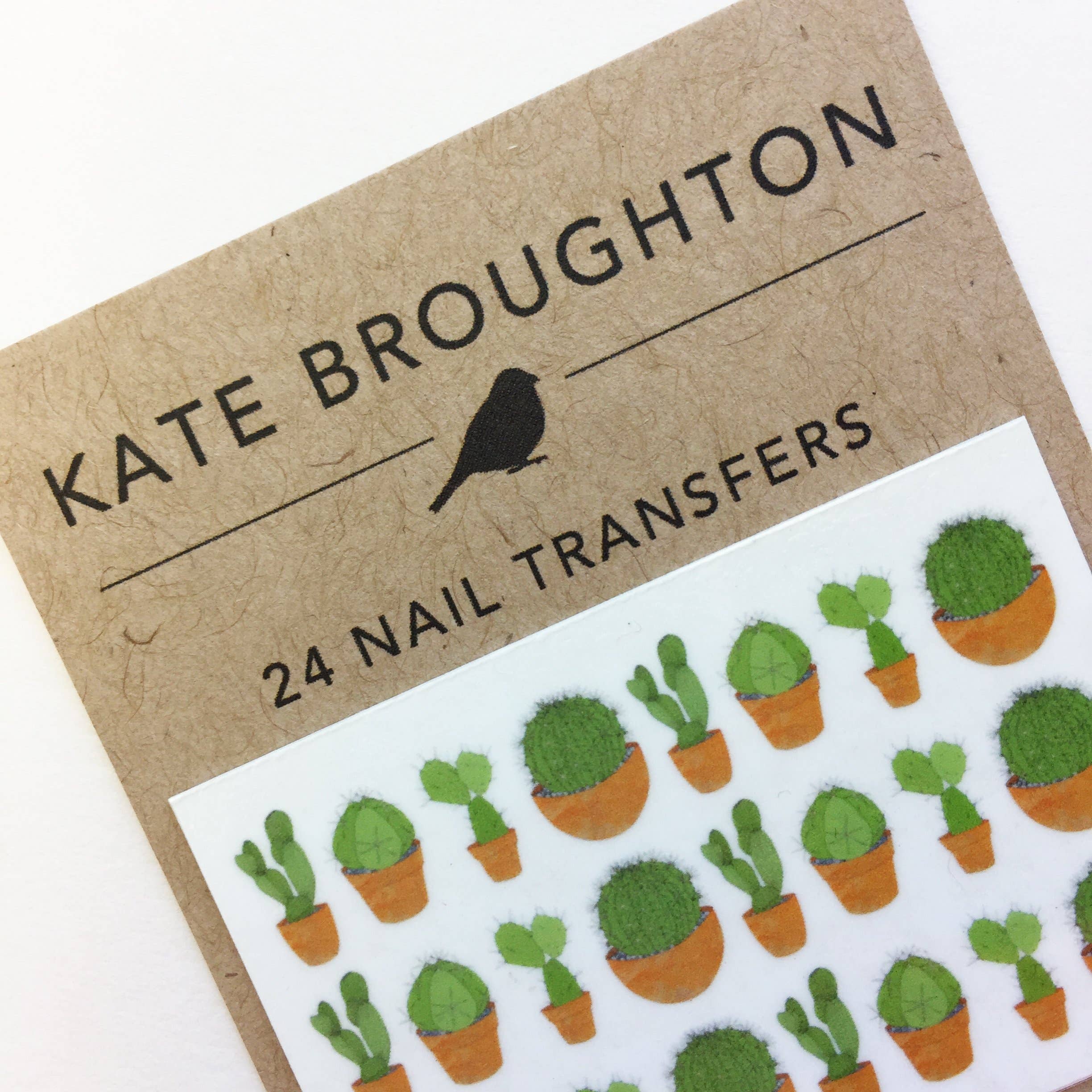 Cactus Nail Art Transfers