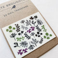 Plant Nail Art Transfers