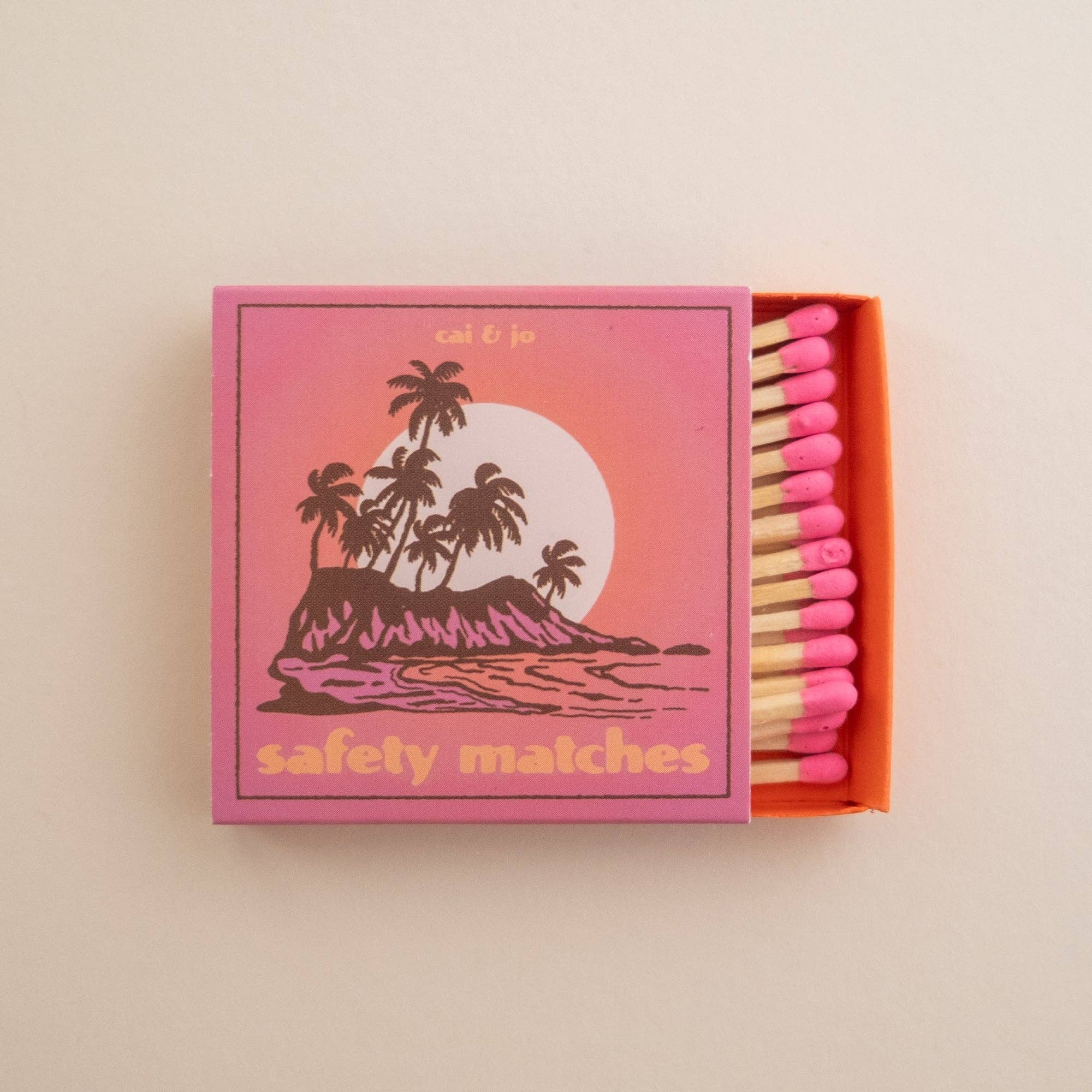 Mini Lavender Tropical Island Matchbox