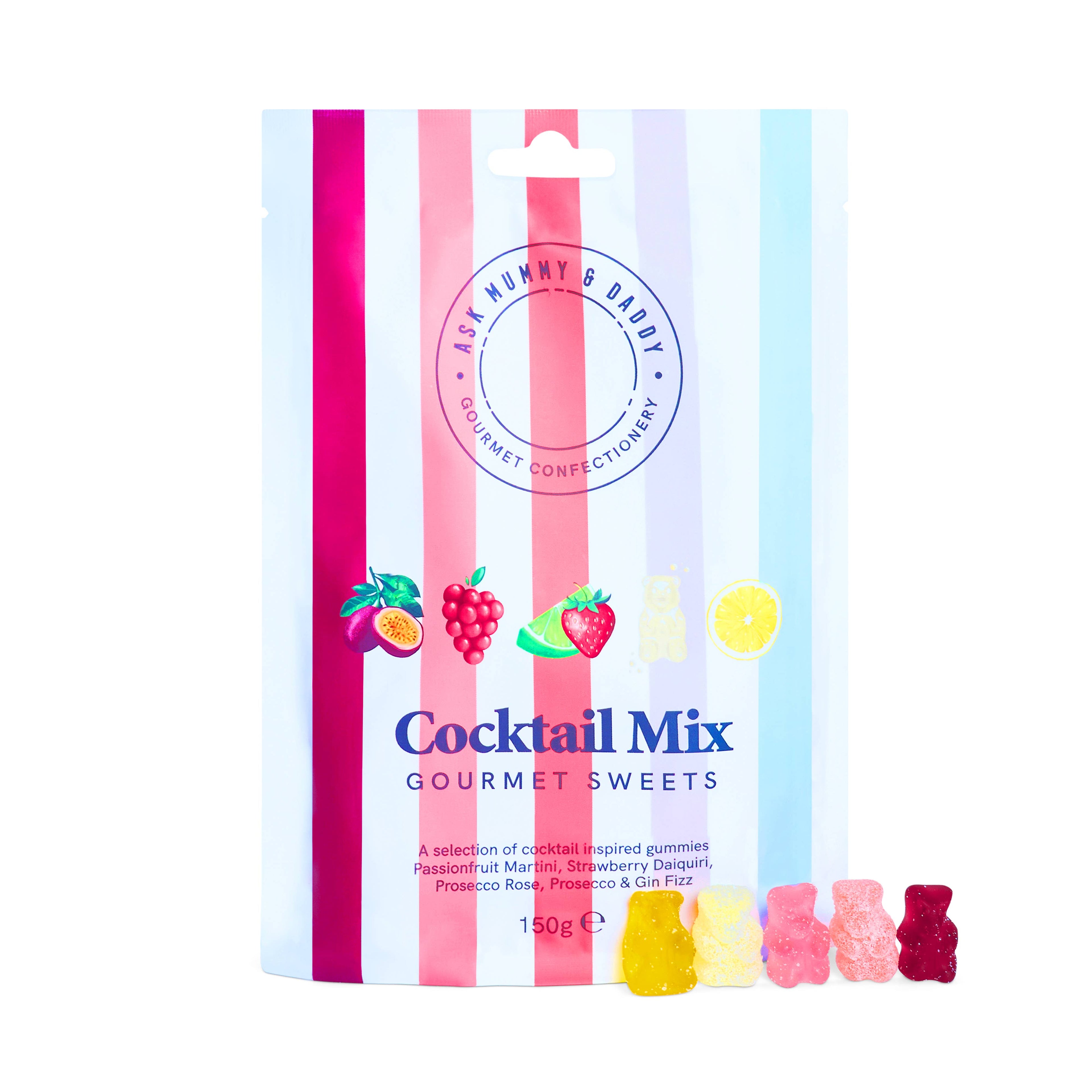 Cocktail Mix Gummy Sweets Share Bag